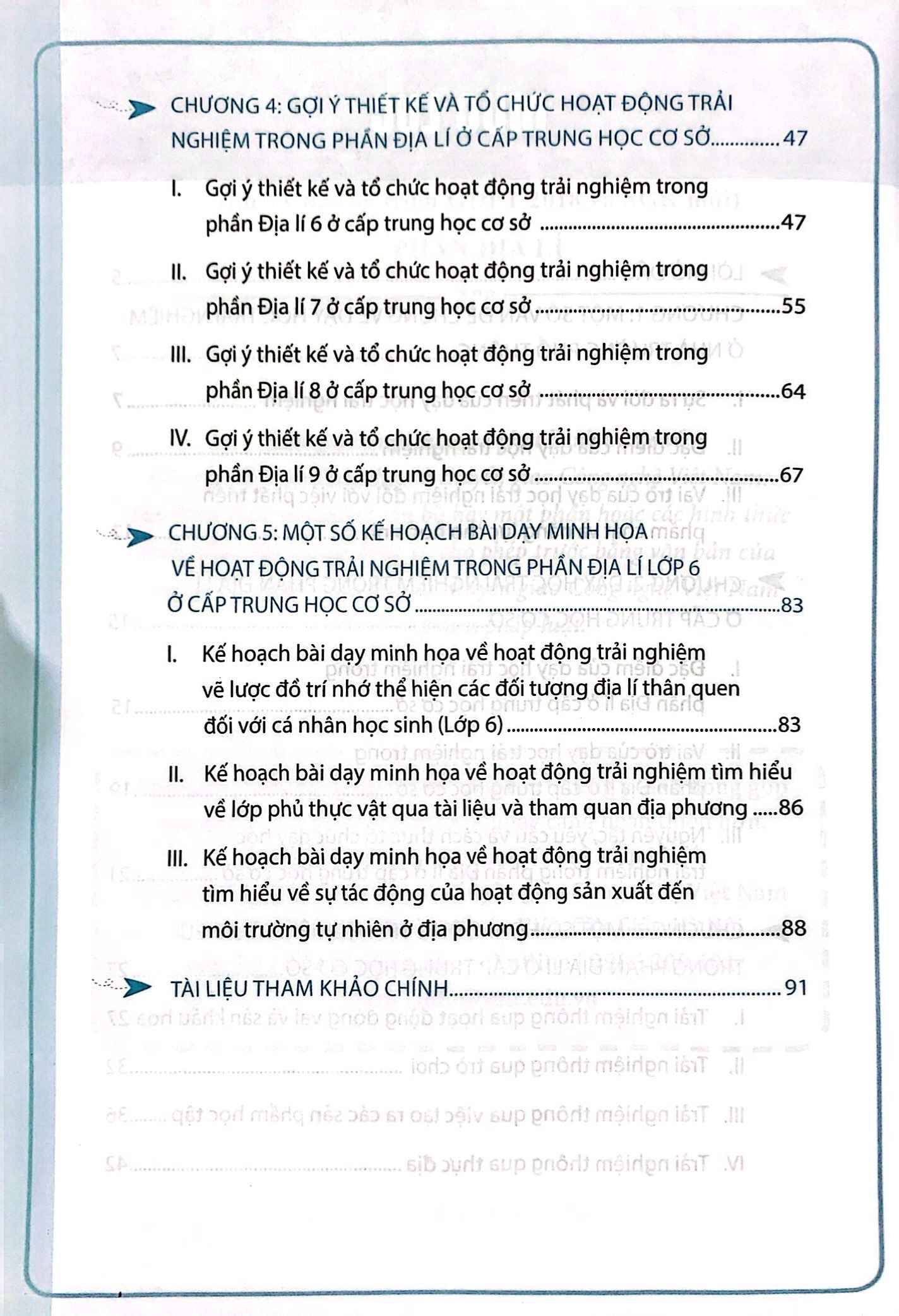 tổ chức dạy học trải nghiệm trong môn lịch sử và địa lí thcs - phần địa lí - Ảnh 4