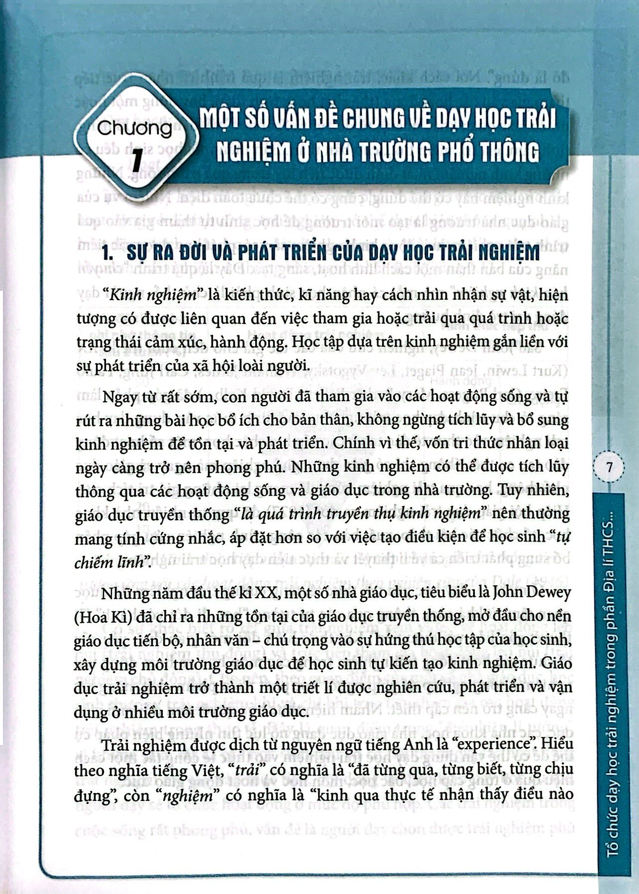 tổ chức dạy học trải nghiệm trong môn lịch sử và địa lí thcs - phần địa lí - Ảnh 7