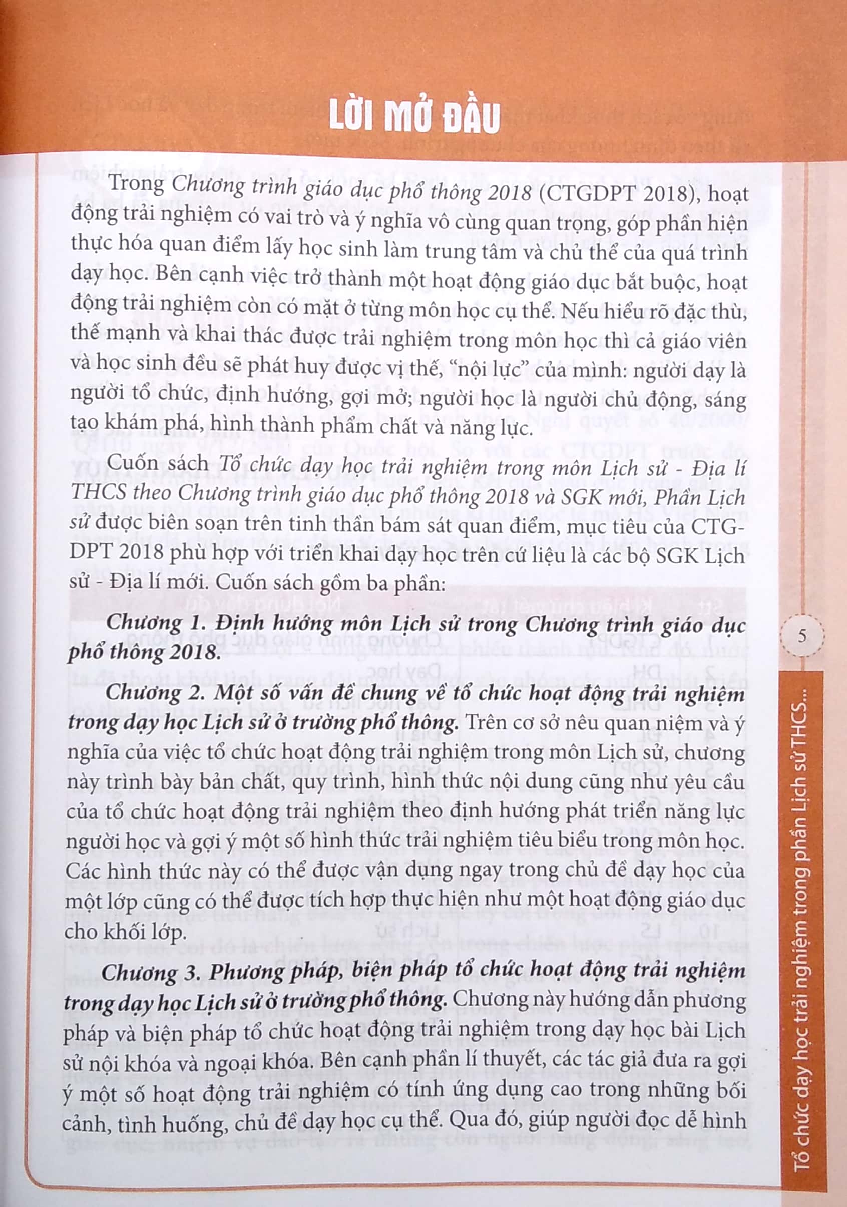 tổ chức dạy học trải nghiệm trong môn lịch sử và địa lí thcs - phần lịch sử (theo chương trình gdpt 2018 và sgk mới) - Ảnh 4