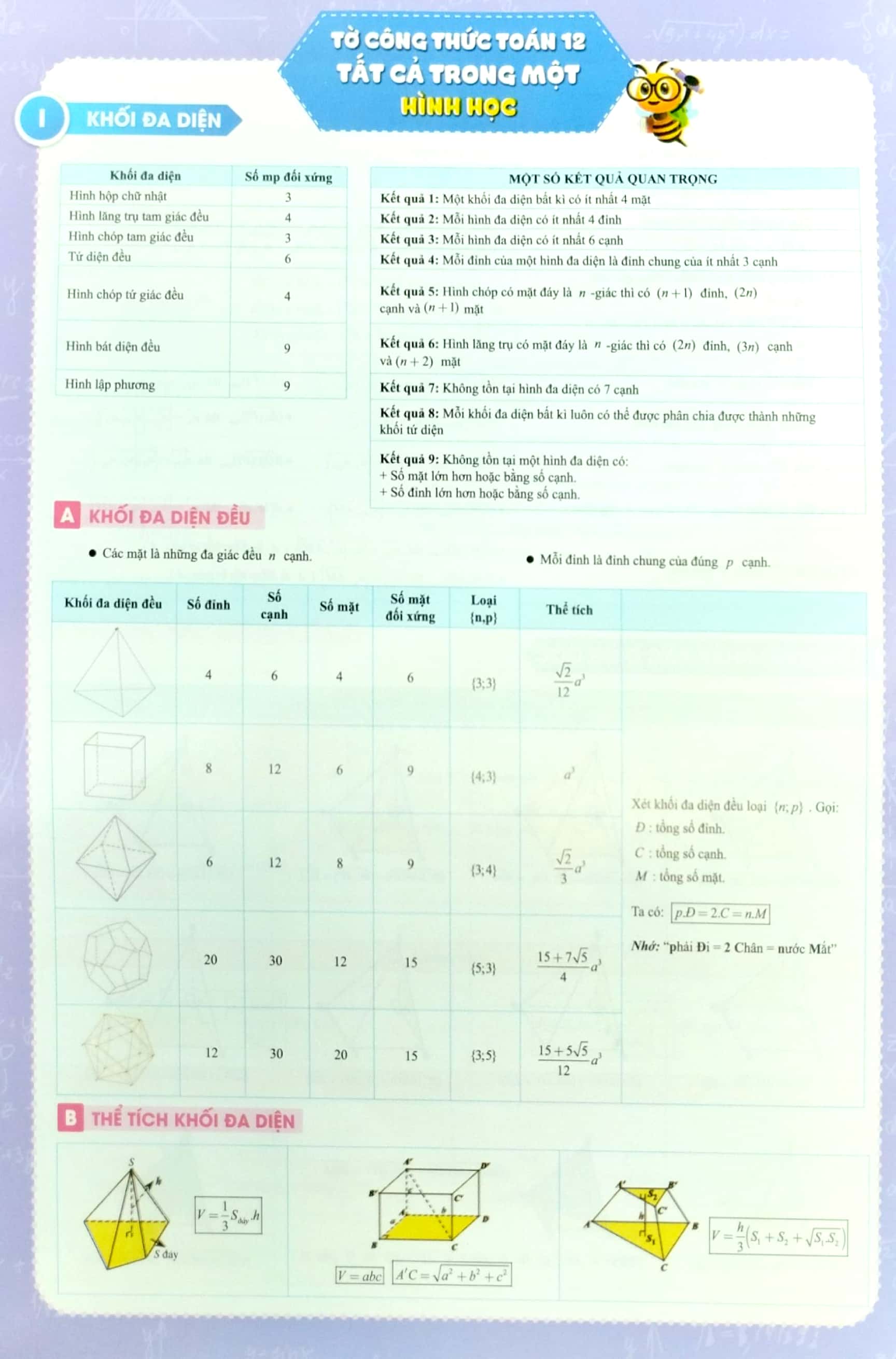 tờ công thức toán 12 - tất cả trong một: đại số + hình học - Ảnh 10