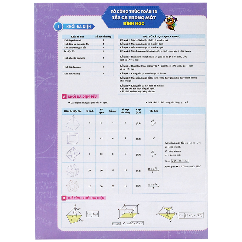 tờ công thức toán 12 - tất cả trong một: đại số + hình học - Ảnh 4