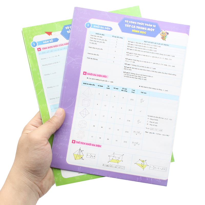 tờ công thức toán 12 - tất cả trong một: đại số + hình học - Ảnh 6