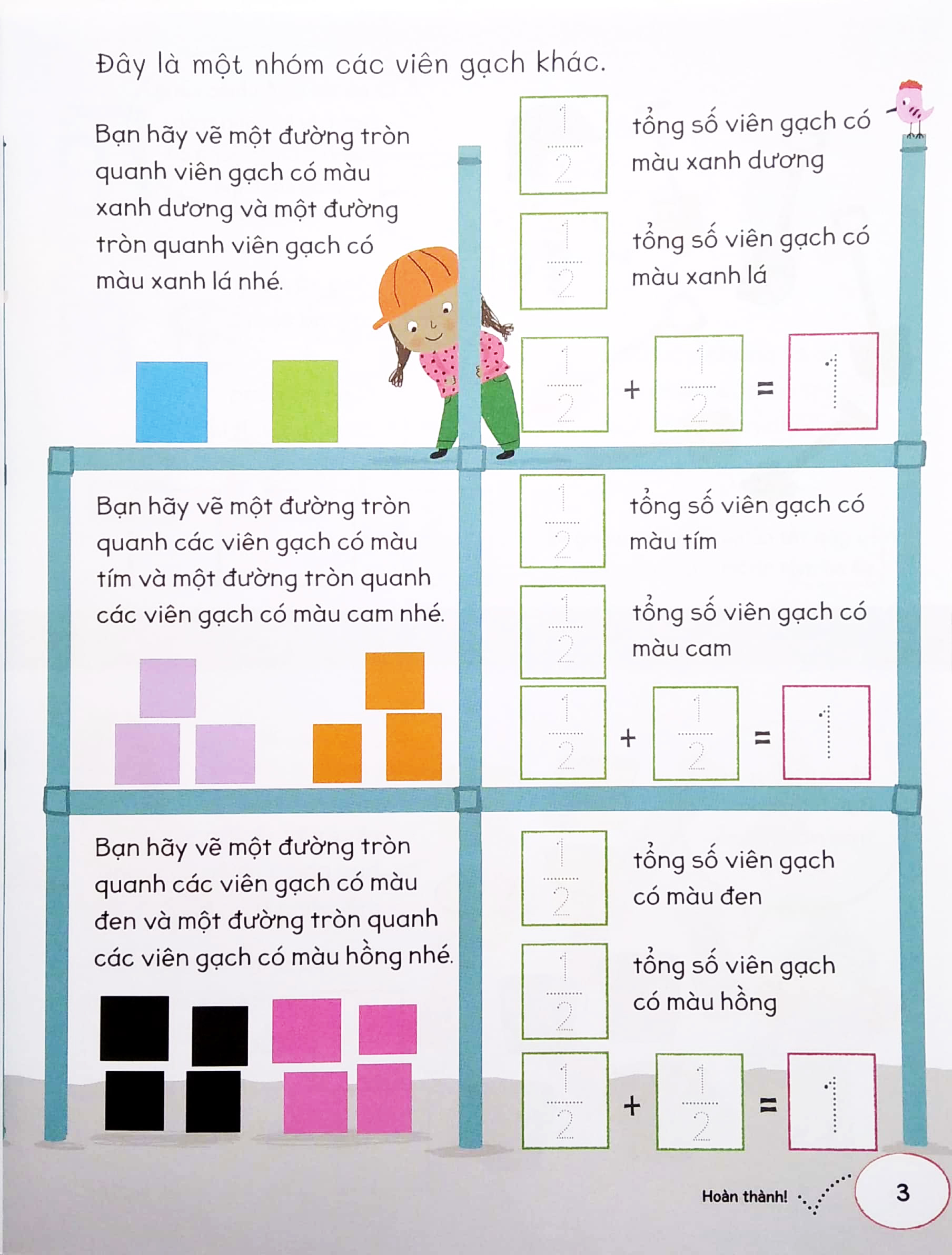 tớ đến với toán học: làm quen với phân số - Ảnh 4