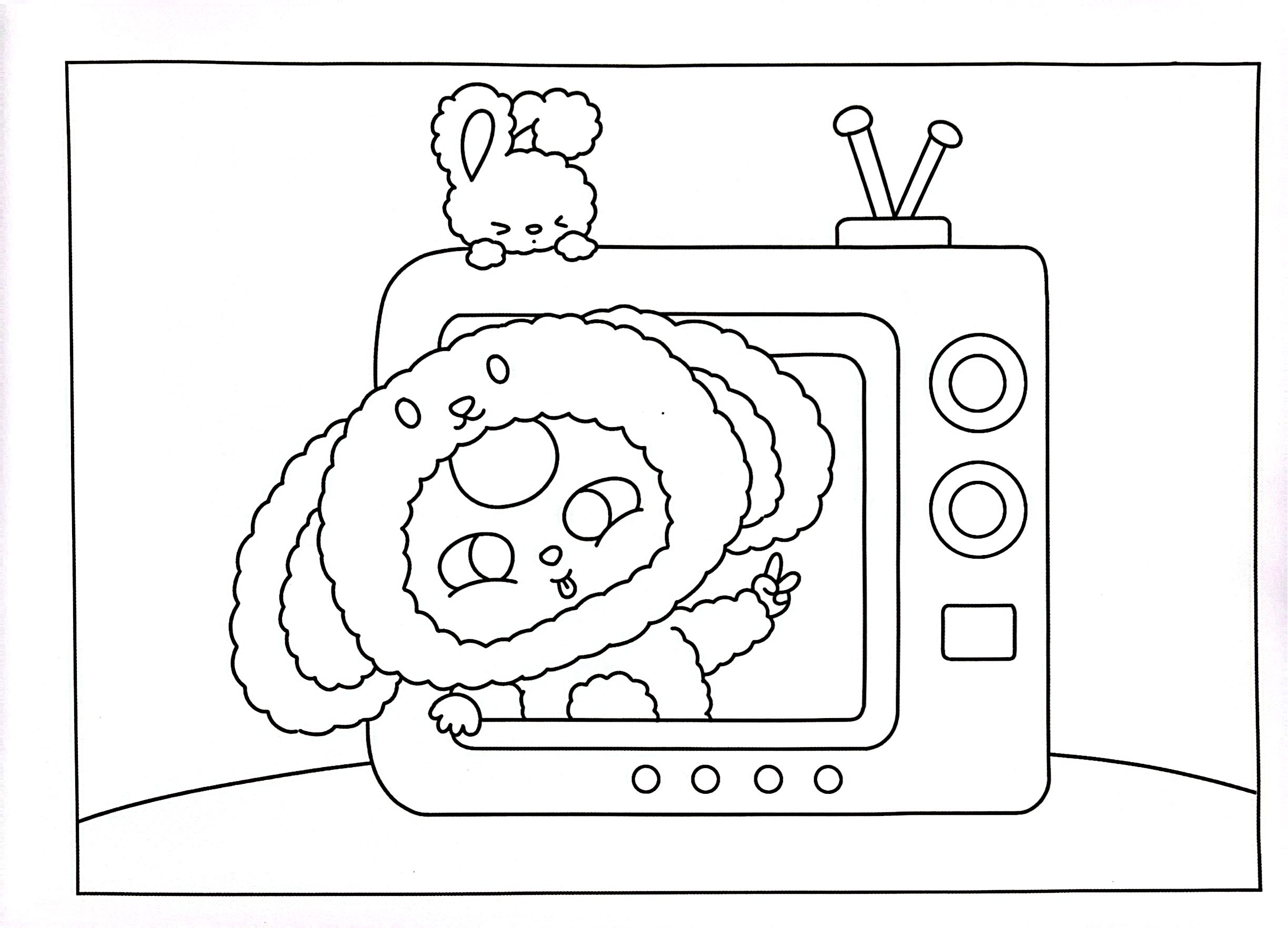 Tô Màu Baby Three - Baby Three Bé Ba Siêu Đáng Yêu - Ảnh 4