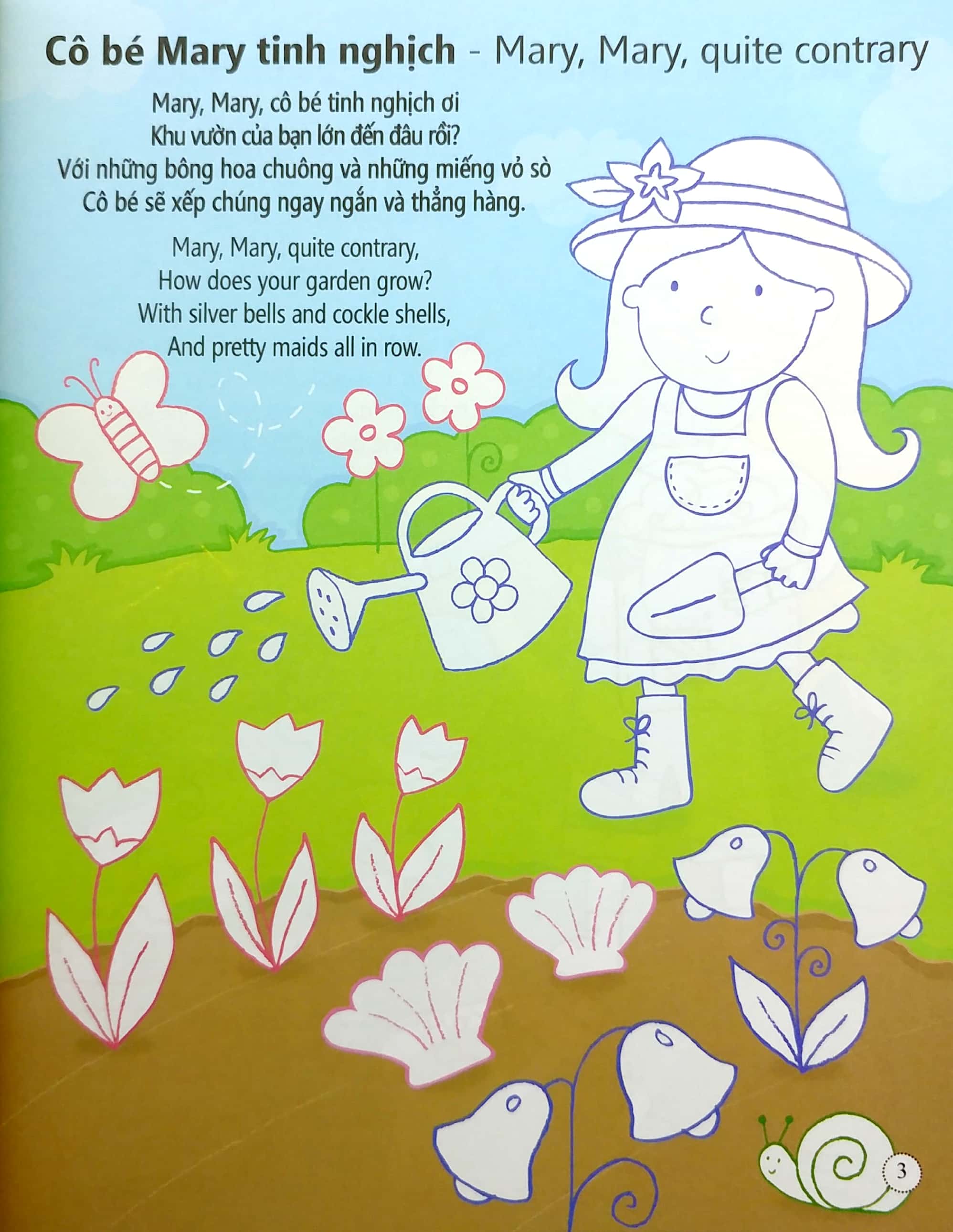 tô màu bóc dán - giai điệu ngọt ngào - nursery rhymes - Ảnh 4