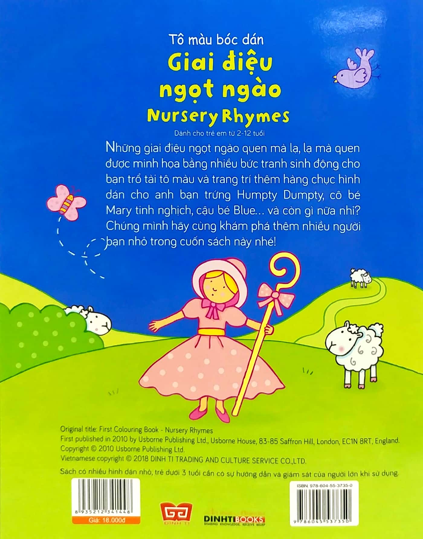 tô màu bóc dán - giai điệu ngọt ngào - nursery rhymes - Ảnh 6