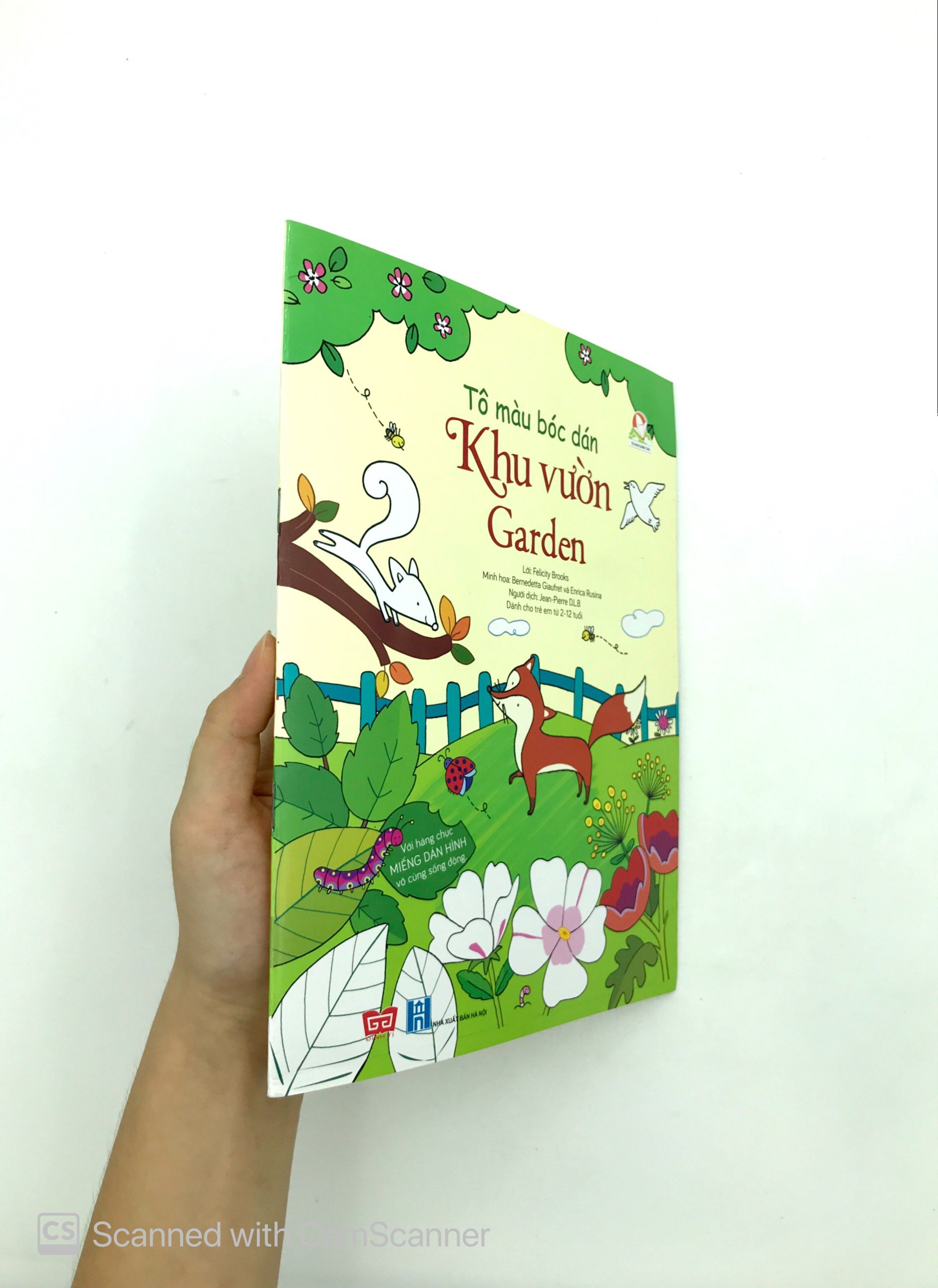 tô màu bóc dán - khu vườn - garden - Ảnh 6