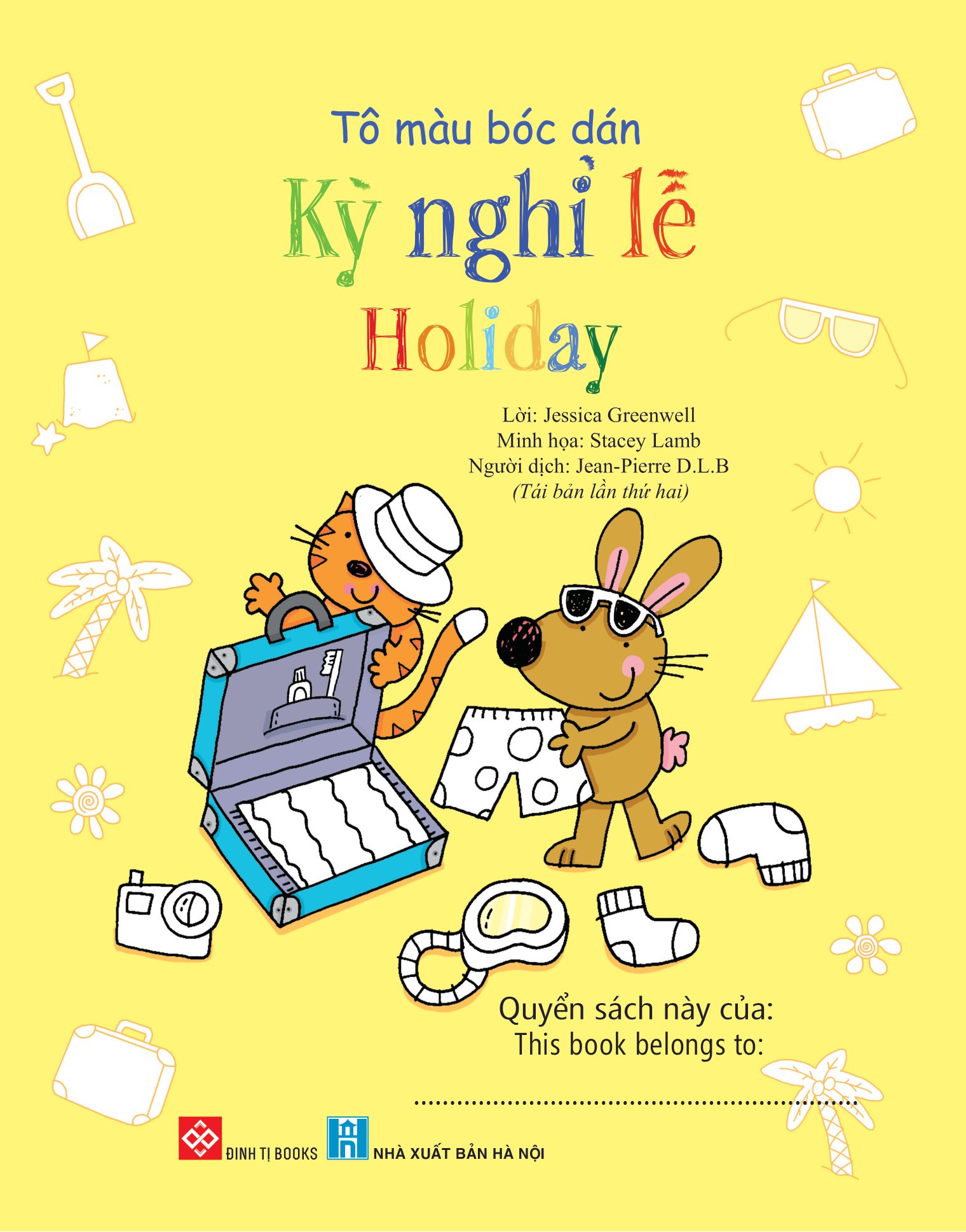 tô màu bóc dán - kỳ nghỉ lễ - holiday (tái bản) - Ảnh 2