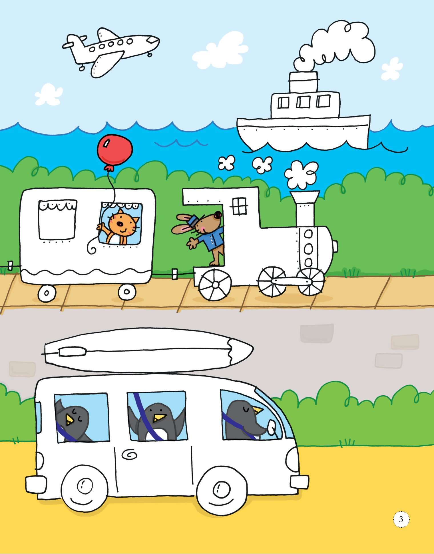 tô màu bóc dán - kỳ nghỉ lễ - holiday (tái bản) - Ảnh 4