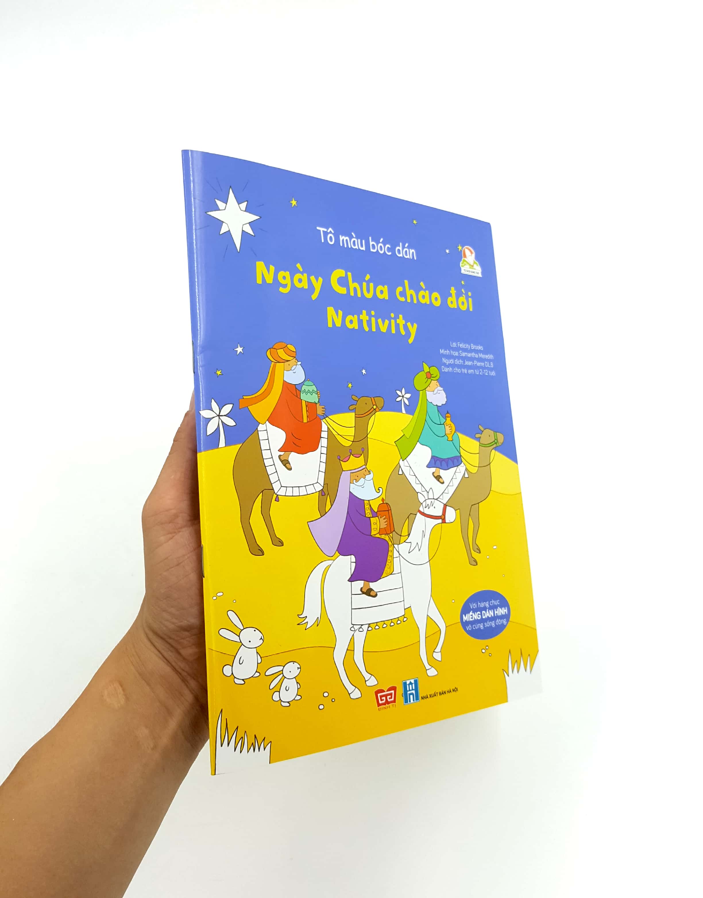 tô màu bóc dán - ngày chúa chào đời - nativity - Ảnh 6