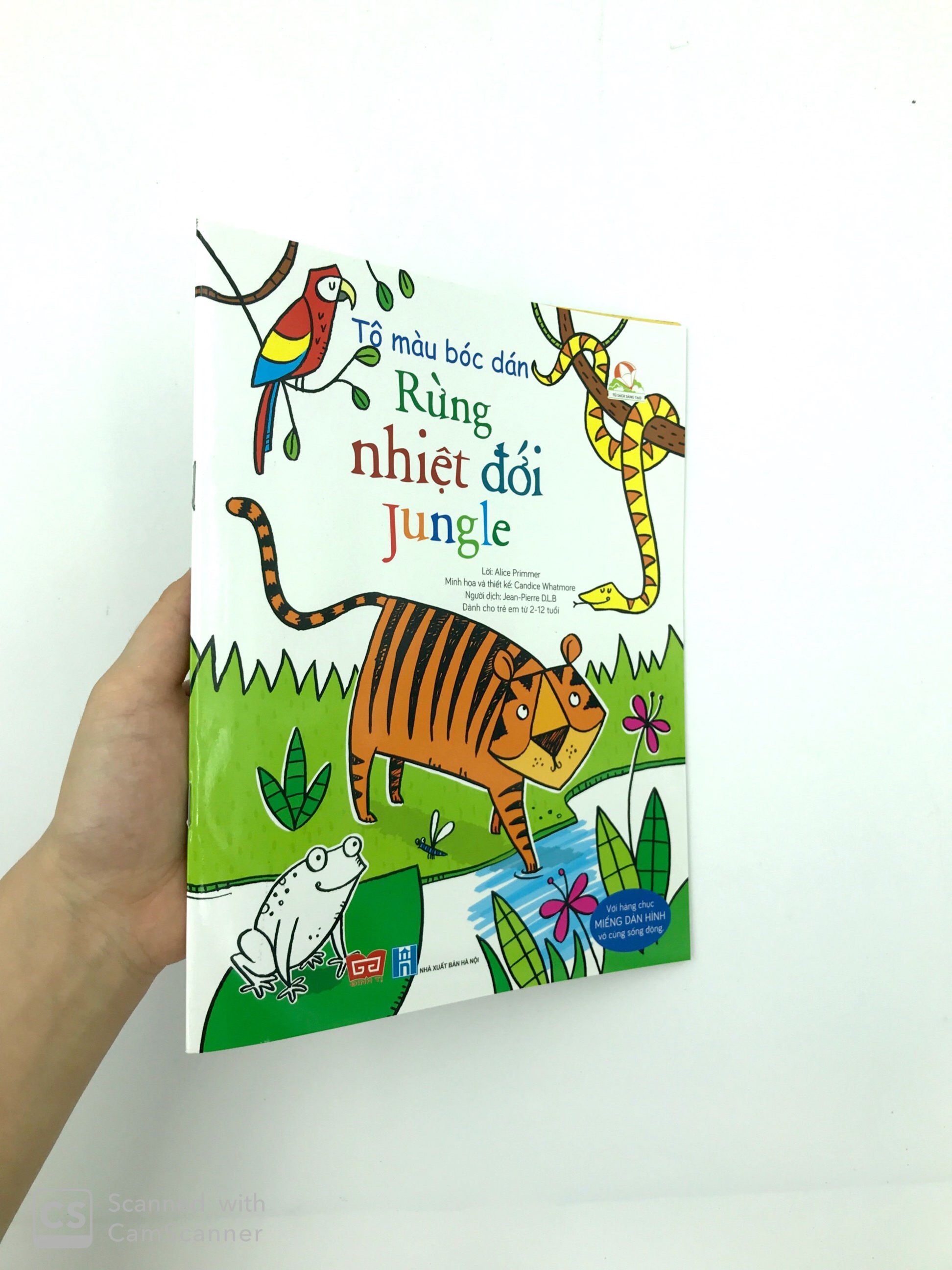 tô màu bóc dán - rừng nhiệt đới - jungle - Ảnh 7