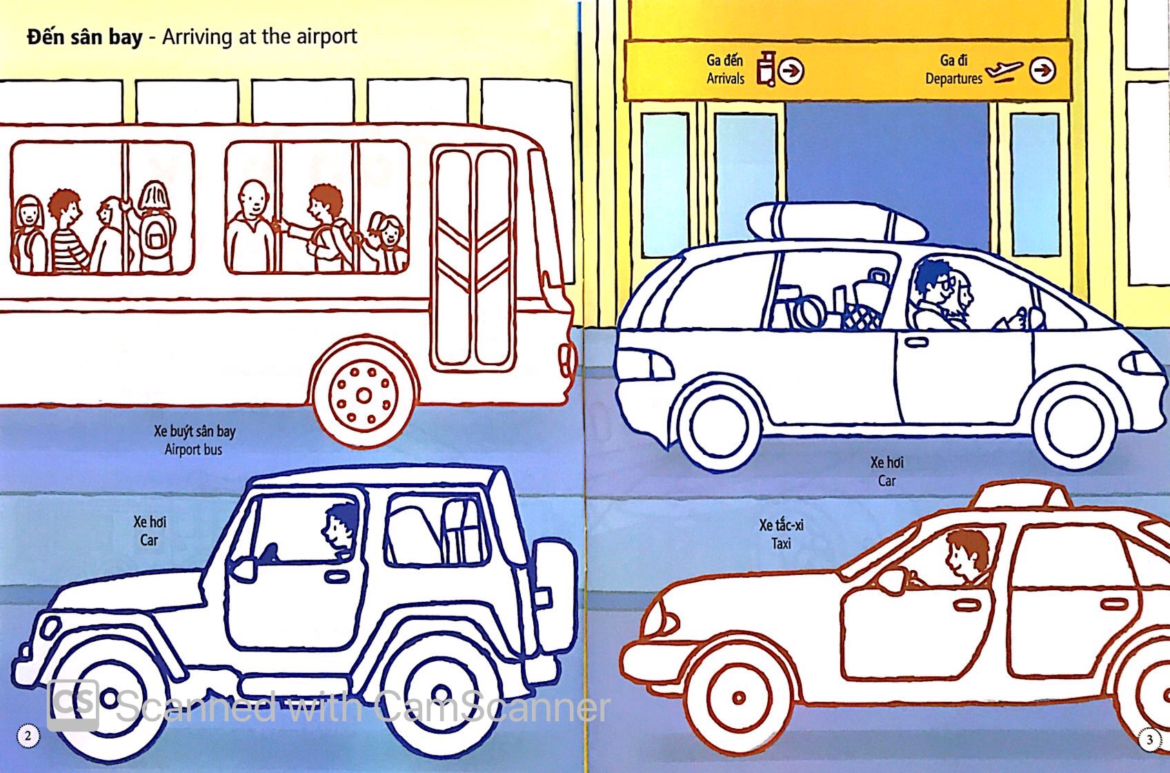tô màu bóc dán - sân bay - airport (tái bản) - Ảnh 3