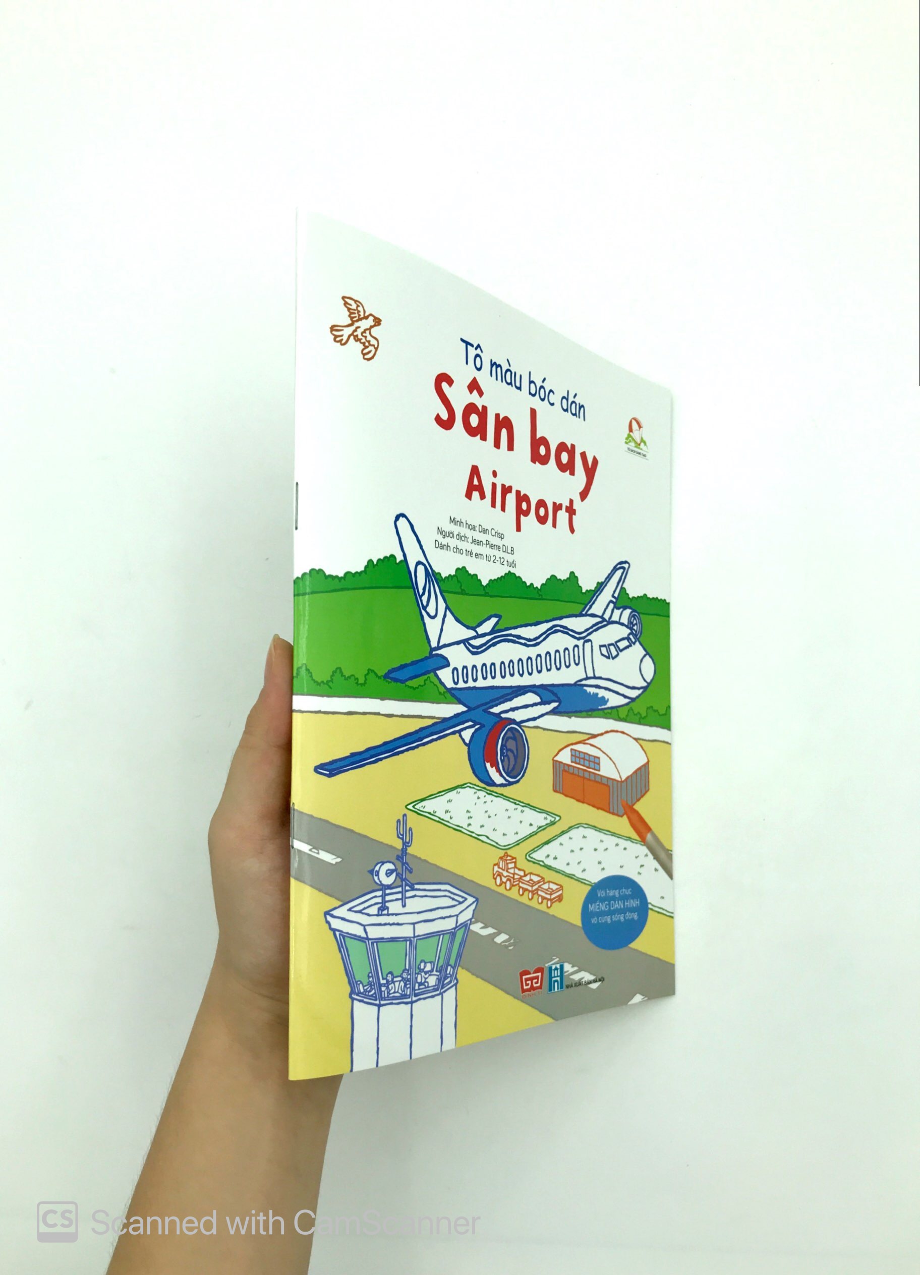 tô màu bóc dán - sân bay - airport (tái bản) - Ảnh 7