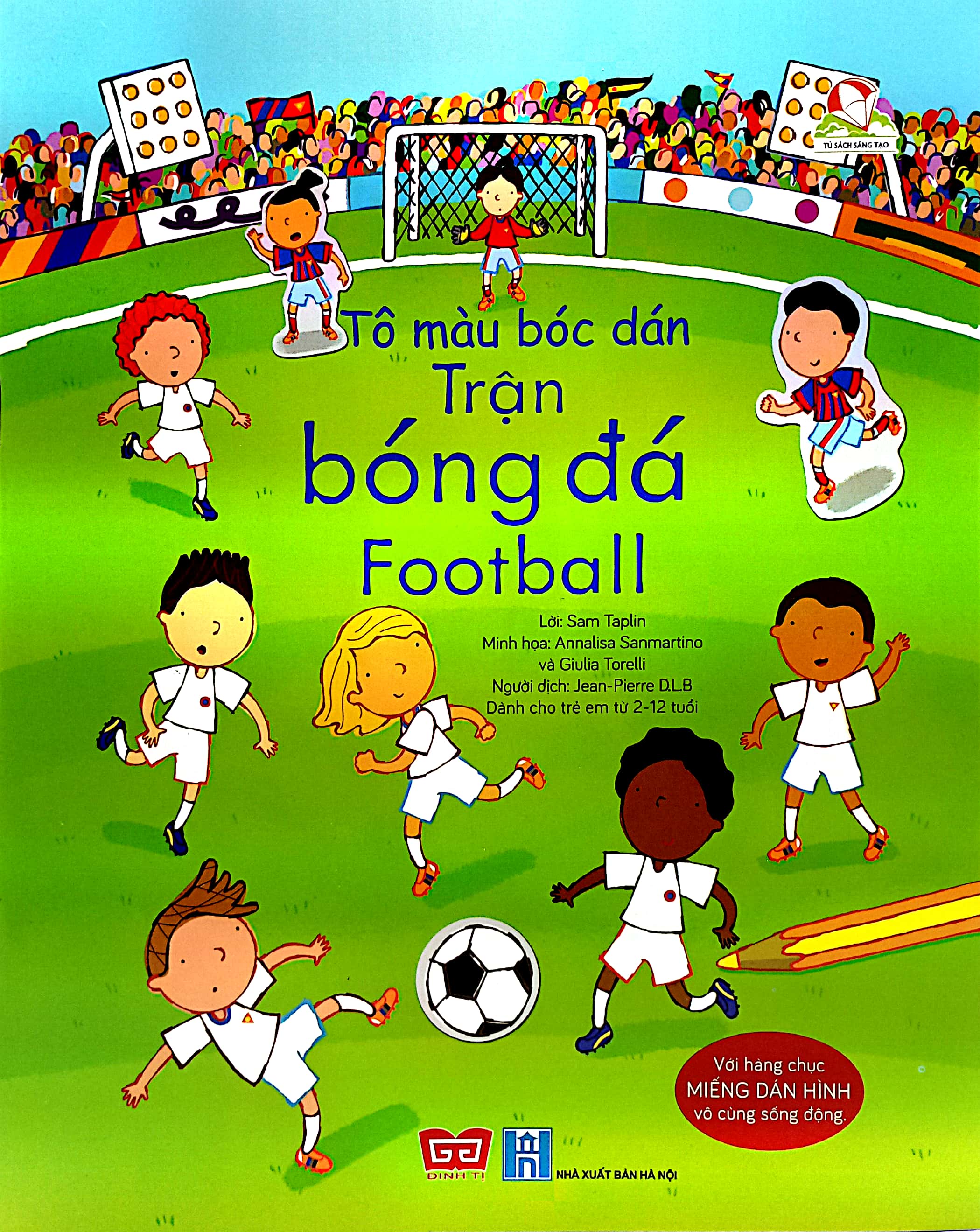 Tô Màu Bóc Dán - Trận Bóng Đá - Football - Ảnh 2