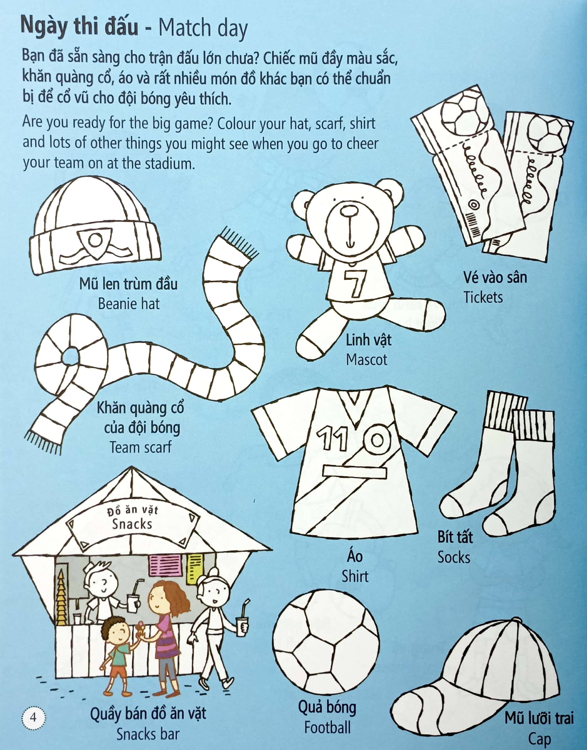 Tô Màu Bóc Dán - Trận Bóng Đá - Football - Ảnh 5