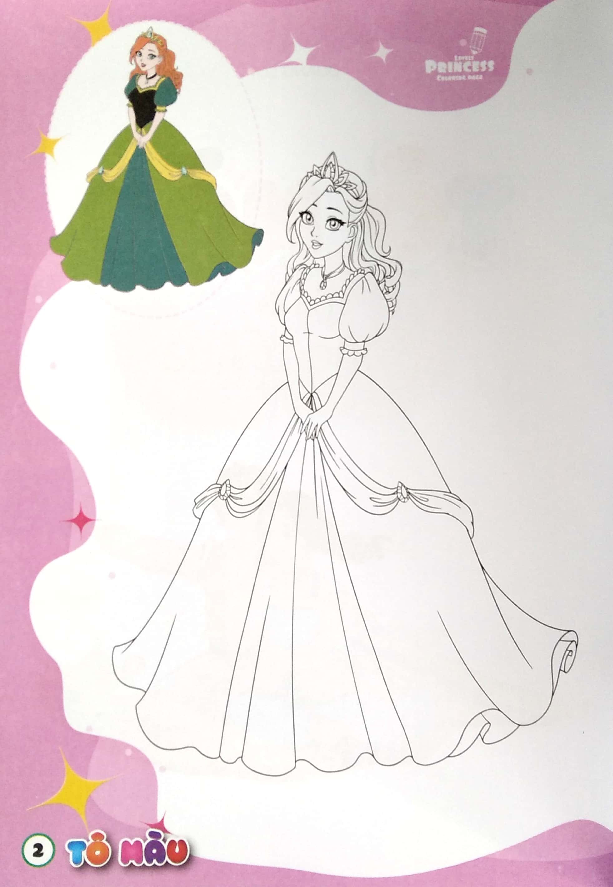 tô màu - các nàng công chúa - Ảnh 4