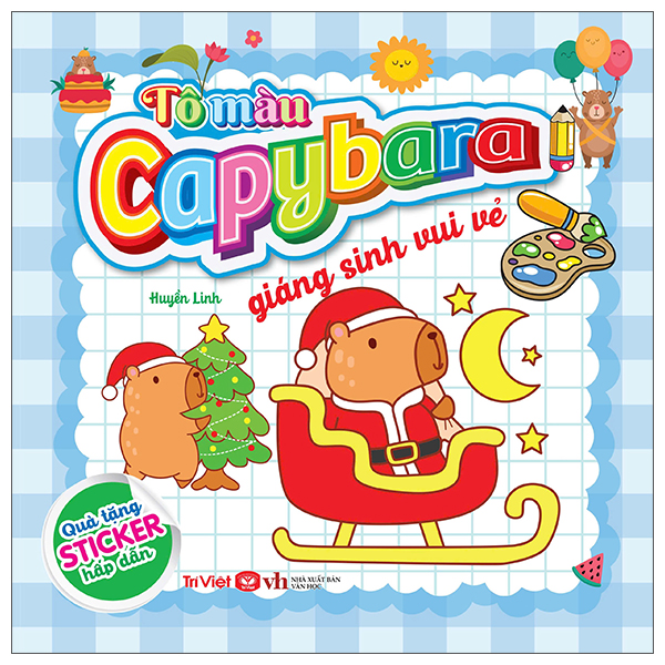 Tô Màu Capybara - Chăm Chỉ, Sạch Sẽ - Ảnh 5