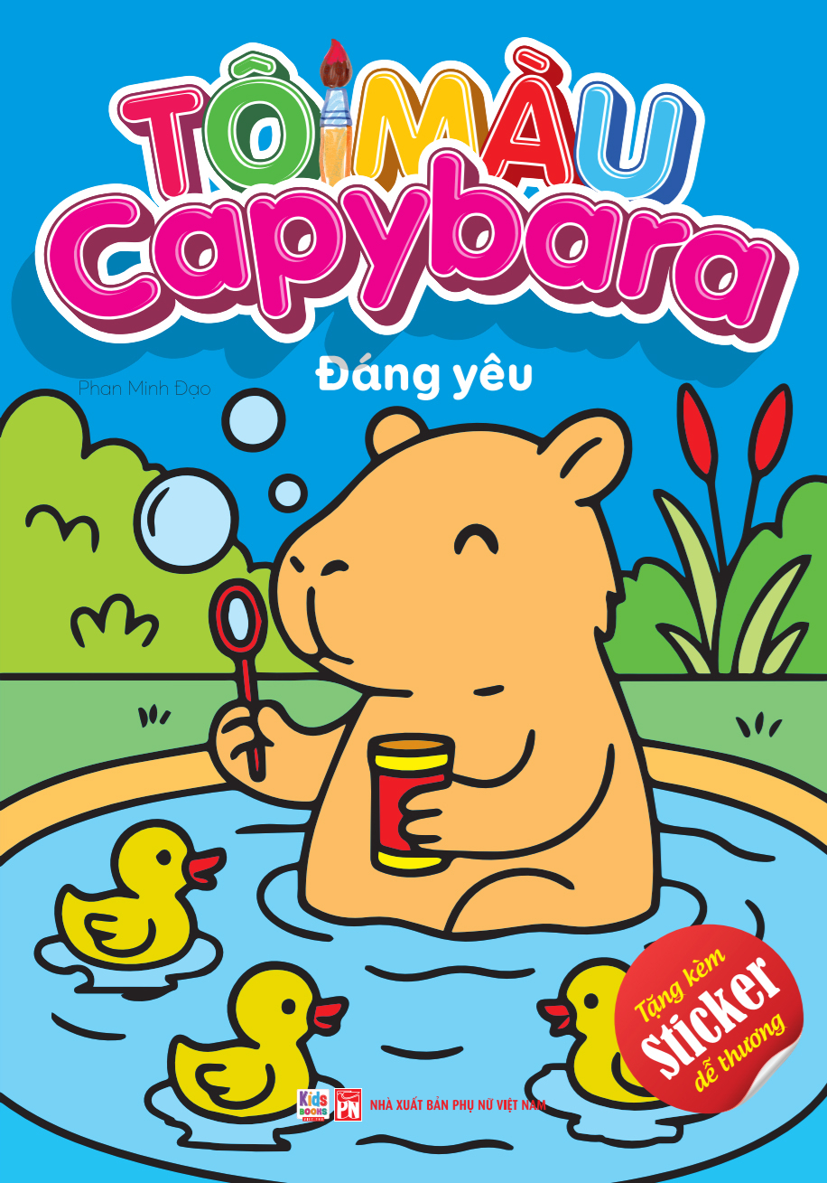 Tô Màu Capybara - Đáng Yêu - Ảnh 2