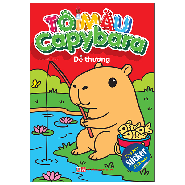 Tô Màu Capybara - Dễ Thương