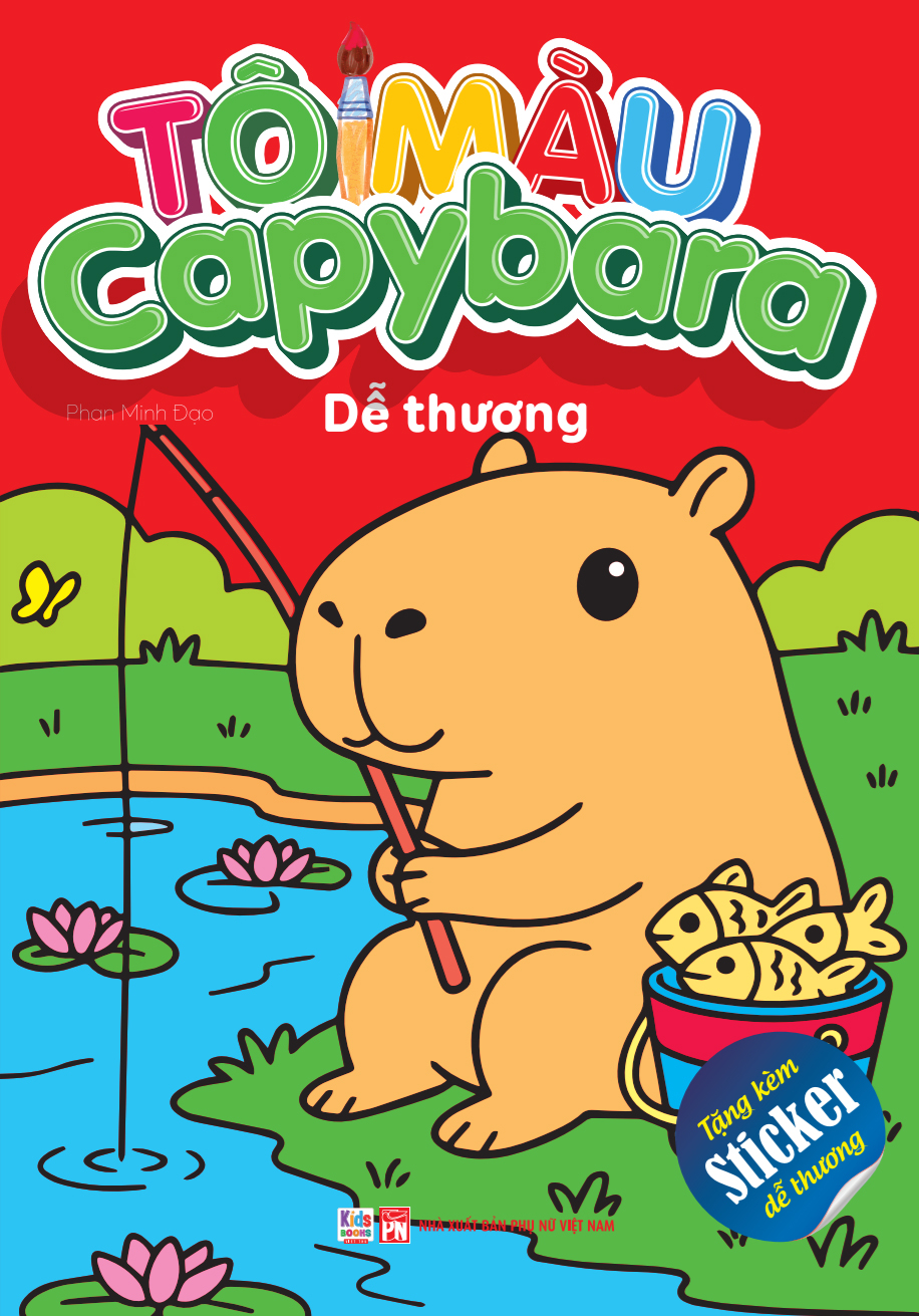 Tô Màu Capybara - Dễ Thương - Ảnh 2