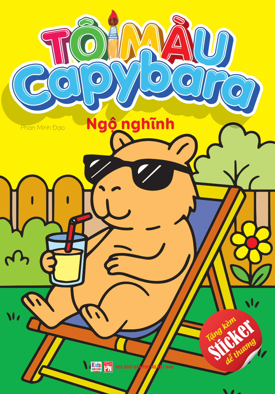 Tô Màu Capybara - Ngộ Nghĩnh - Ảnh 2
