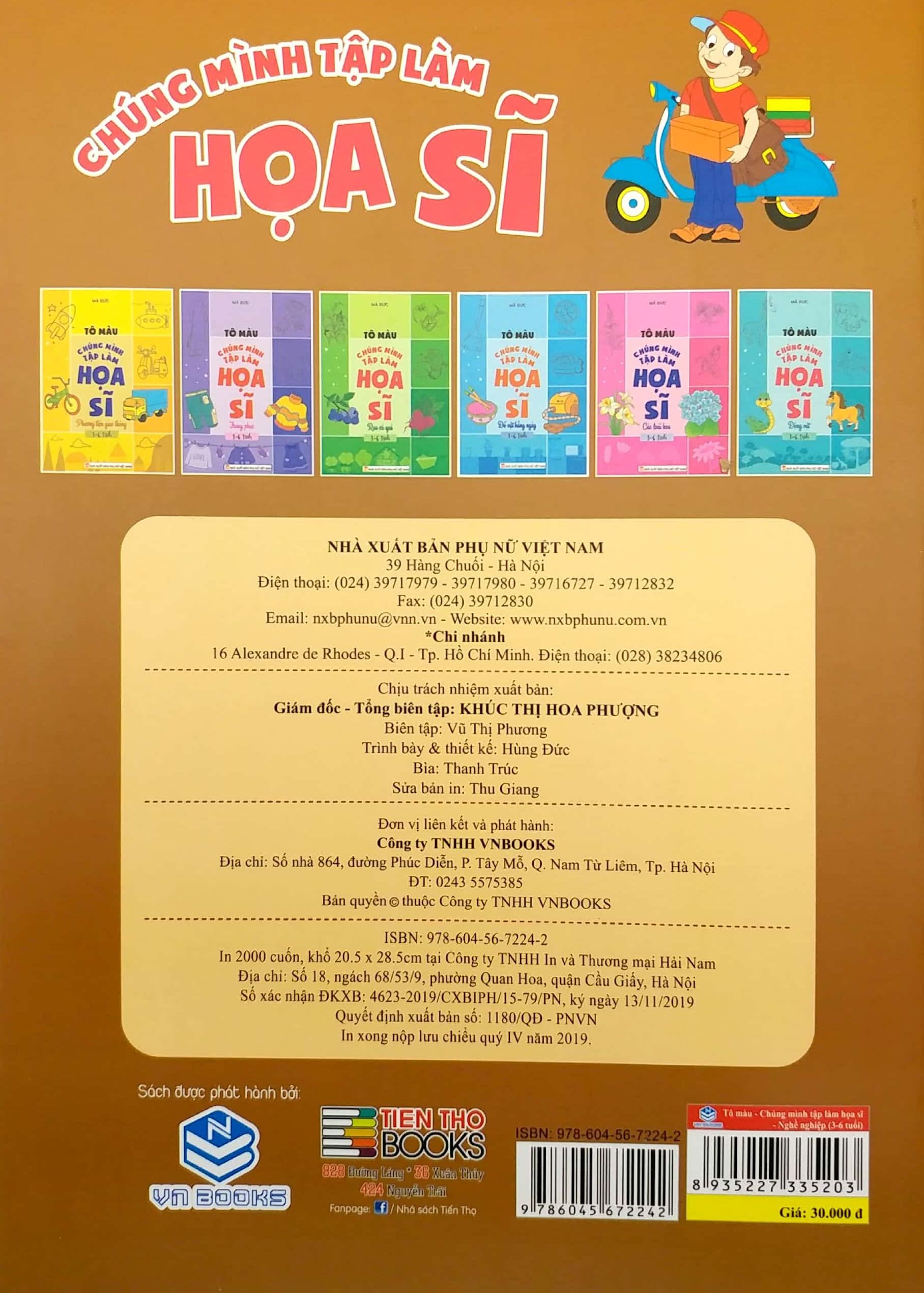 tô màu chúng mình tập làm họa sĩ - 3-6 tuổi - nghề nghiệp - Ảnh 7