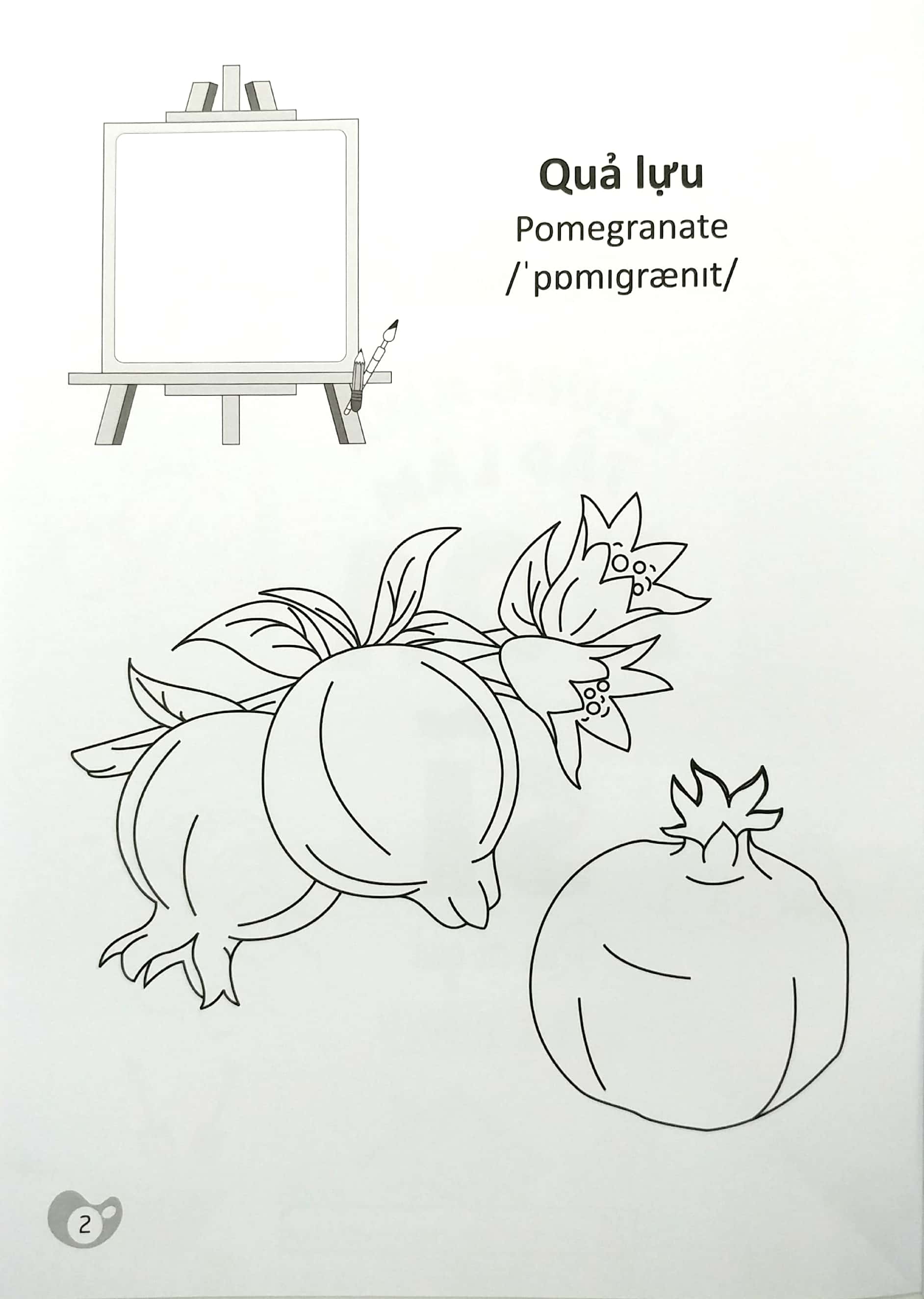 tô màu chúng mình tập làm họa sĩ - 3-6 tuổi - rau củ quả - Ảnh 3