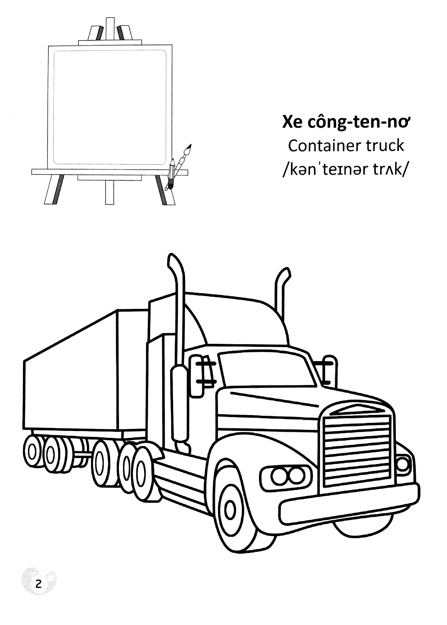 tô màu chúng mình tập làm họa sĩ - phương tiện giao thông (3-6 tuổi) - Ảnh 3