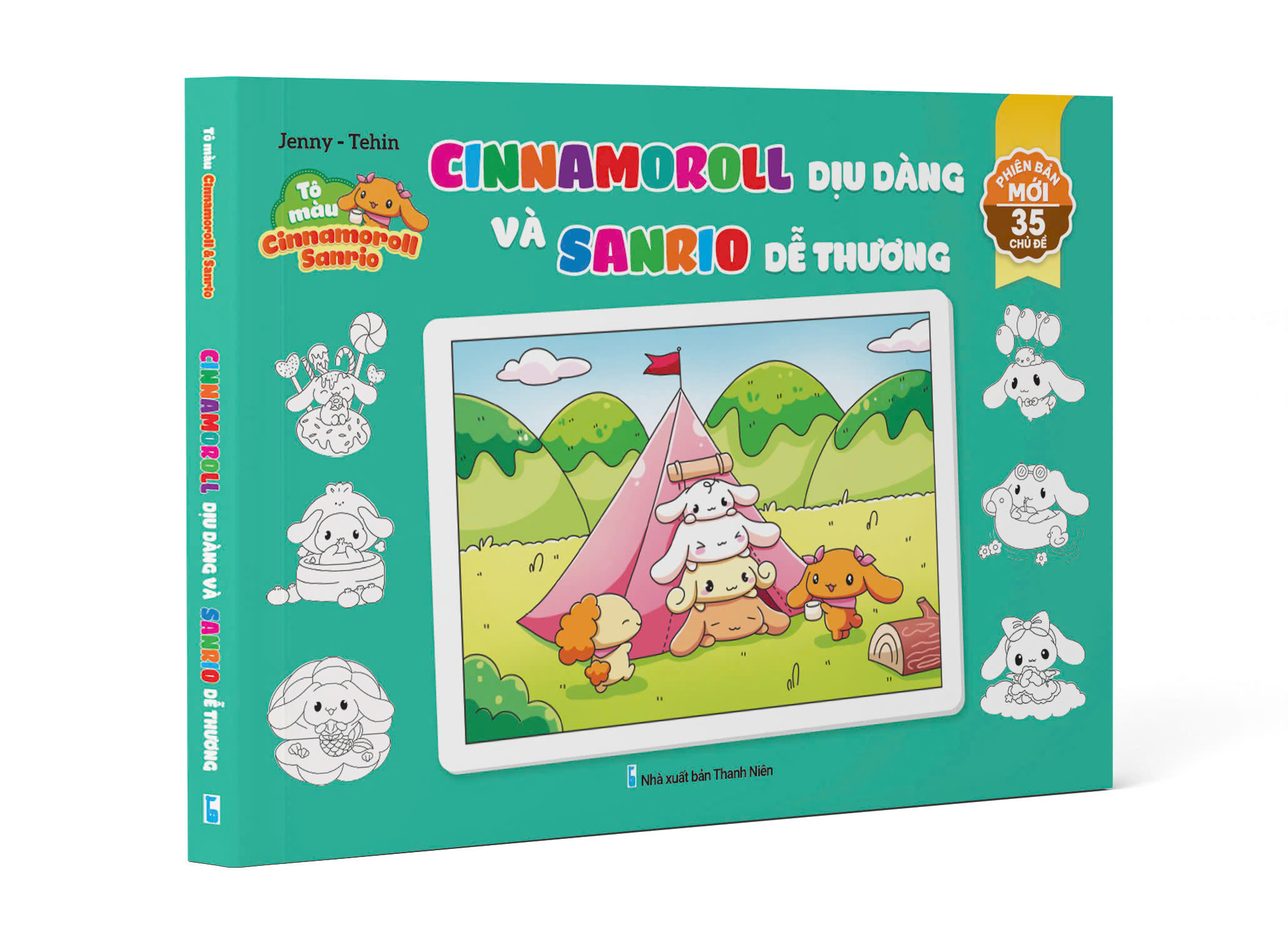 Tô Màu Cinnamoroll Sanrino - Cinnamoroll Dịu Dàng Và Sanrino Dễ Thương - Ảnh 3