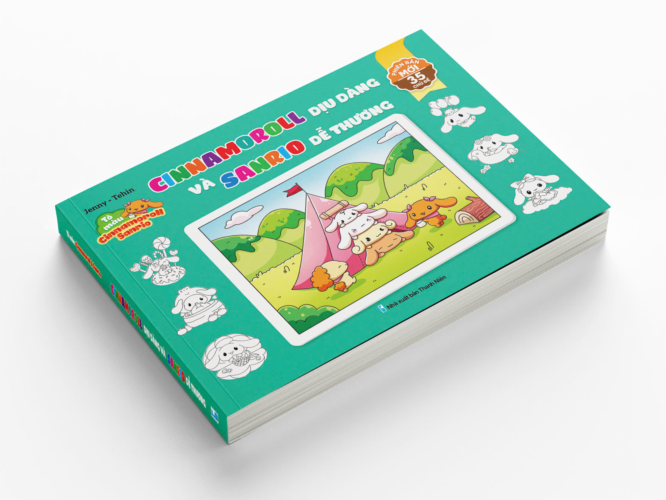 Tô Màu Cinnamoroll Sanrino - Cinnamoroll Dịu Dàng Và Sanrino Dễ Thương - Ảnh 4