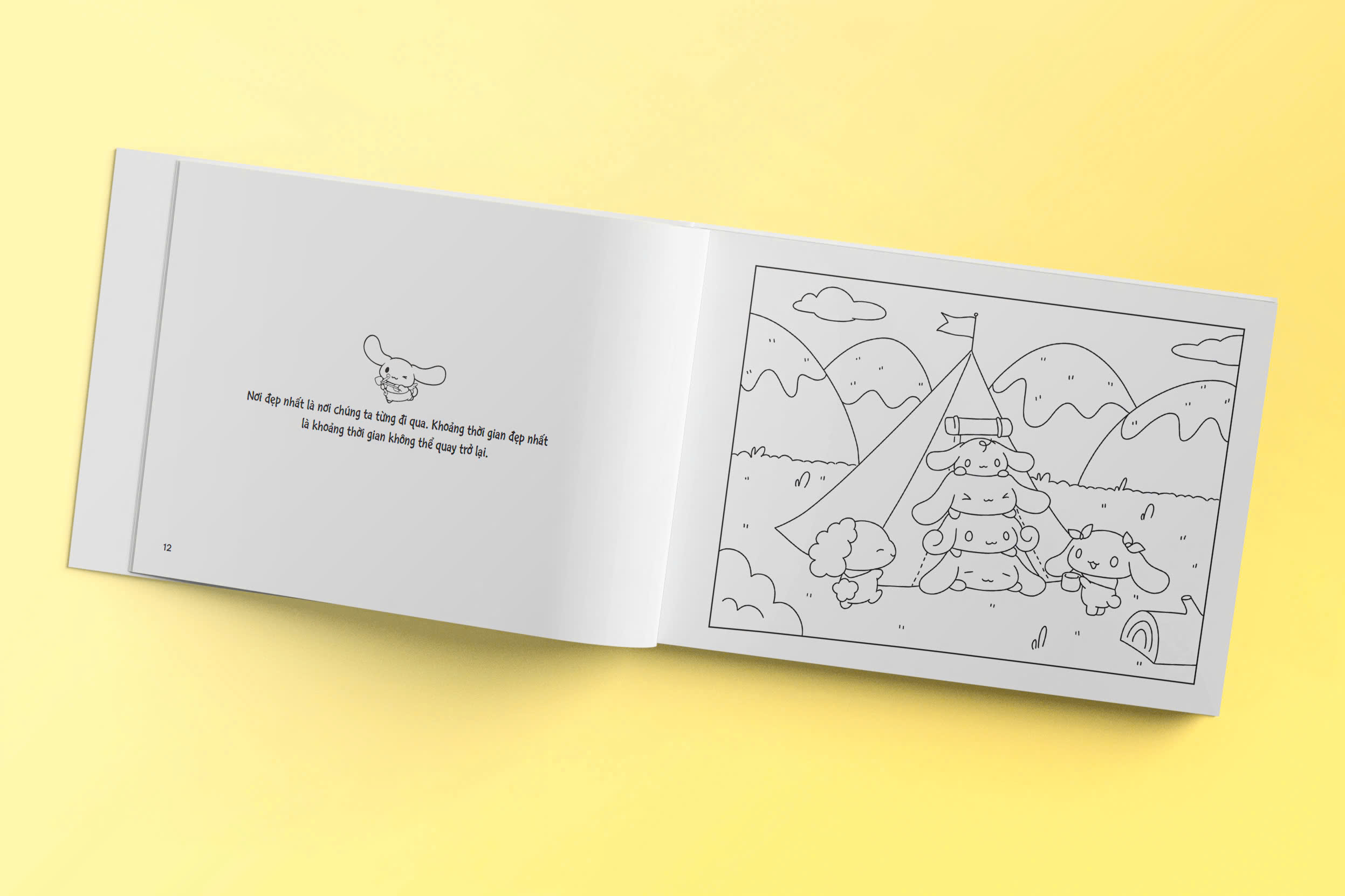 Tô Màu Cinnamoroll Sanrino - Cinnamoroll Dịu Dàng Và Sanrino Dễ Thương - Ảnh 6