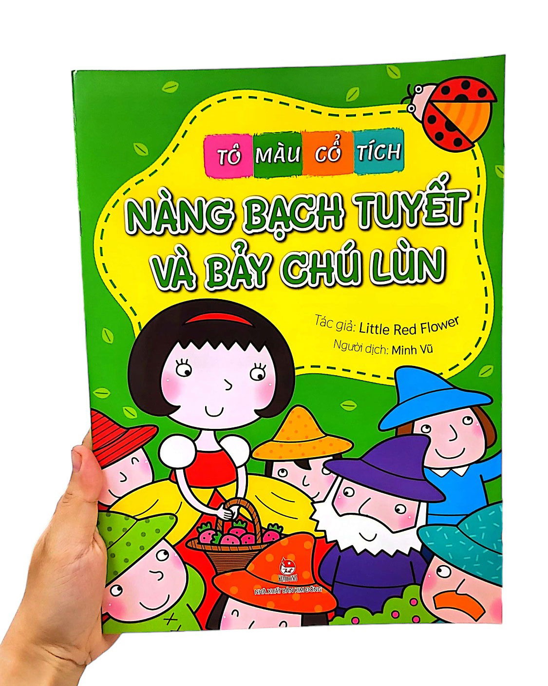 tô màu cổ tích - nàng bạch tuyết và bảy chú lùn - Ảnh 7