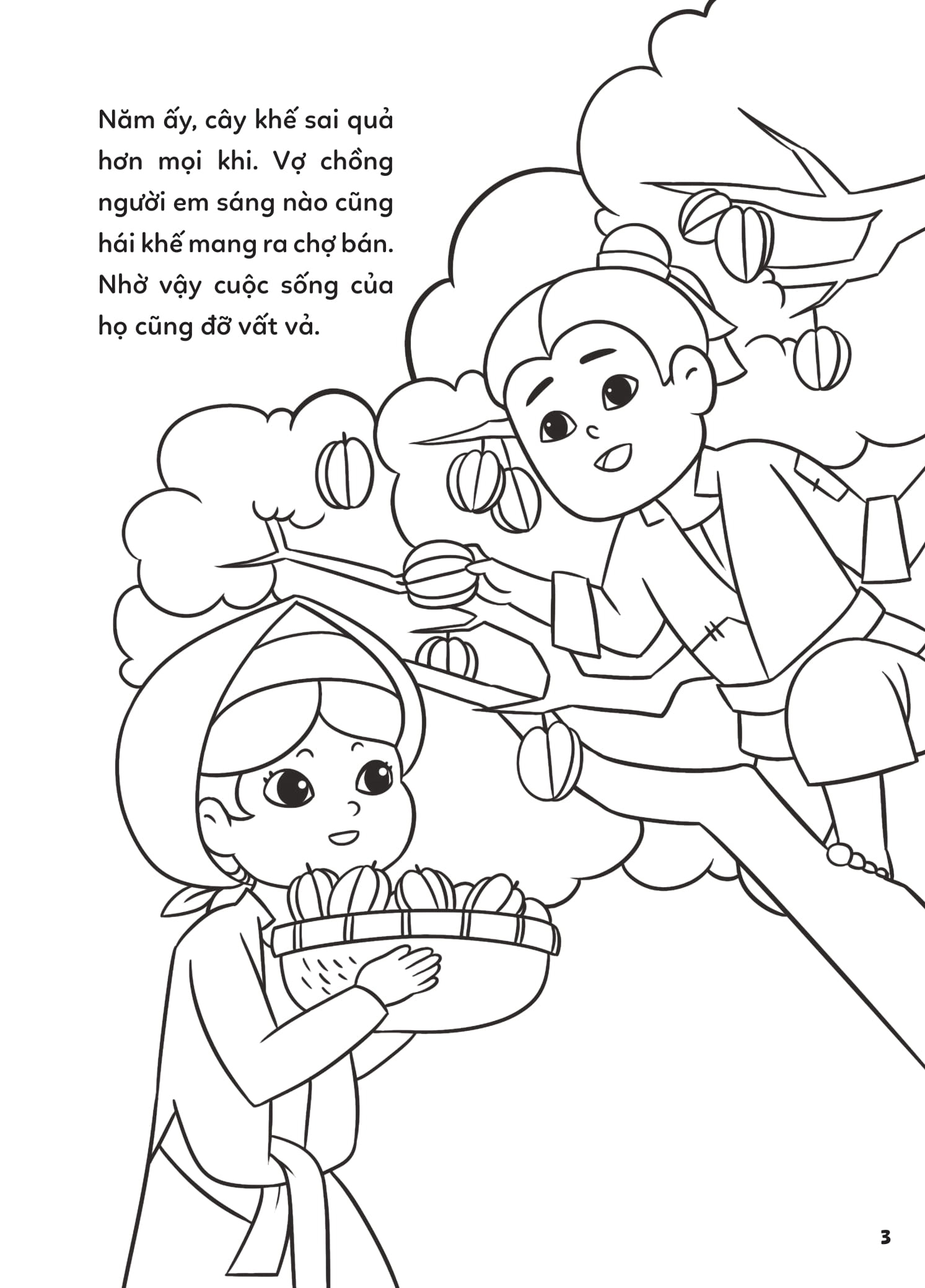 Tô Màu Cổ Tích Việt Nam - Cây Khế - Ảnh 5