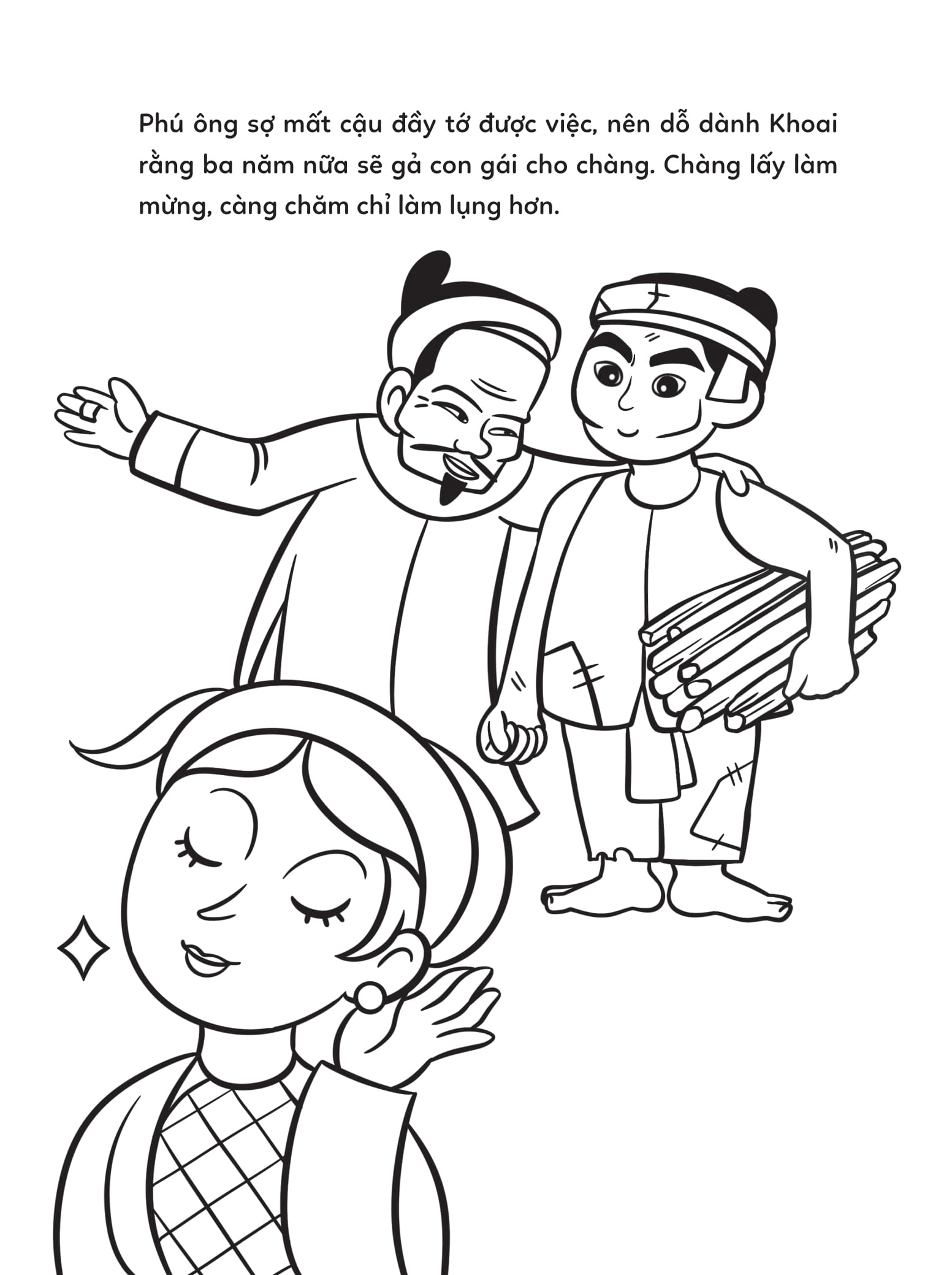 Tô Màu Cổ Tích Việt Nam - Cây Tre Trăm Đốt - Ảnh 4