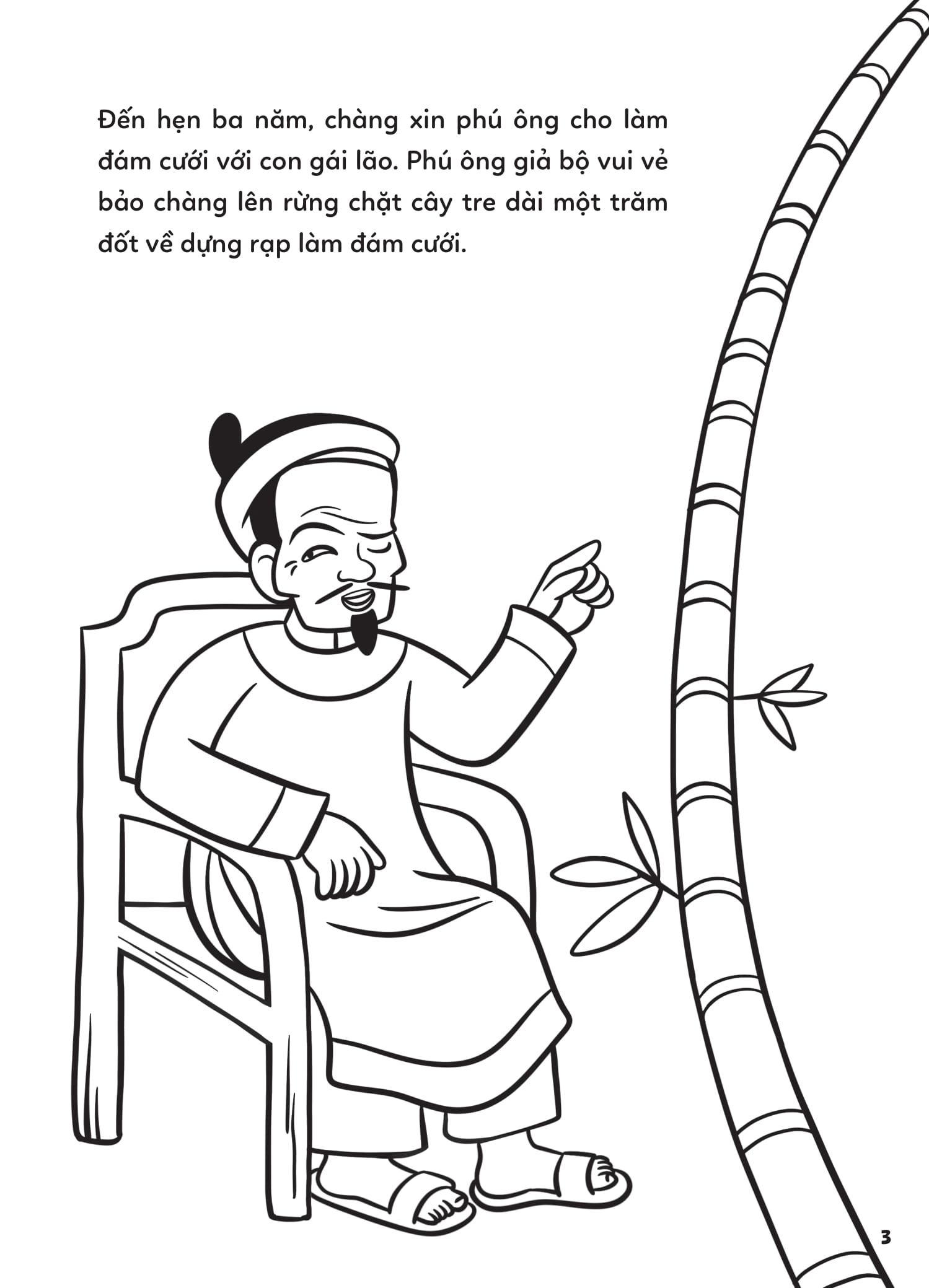 Tô Màu Cổ Tích Việt Nam - Cây Tre Trăm Đốt - Ảnh 5