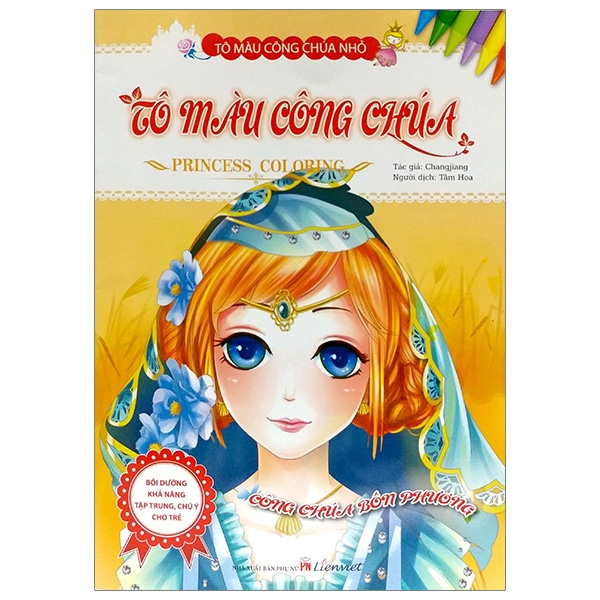 tô màu công chúa - công chúa bốn phương - Ảnh 2