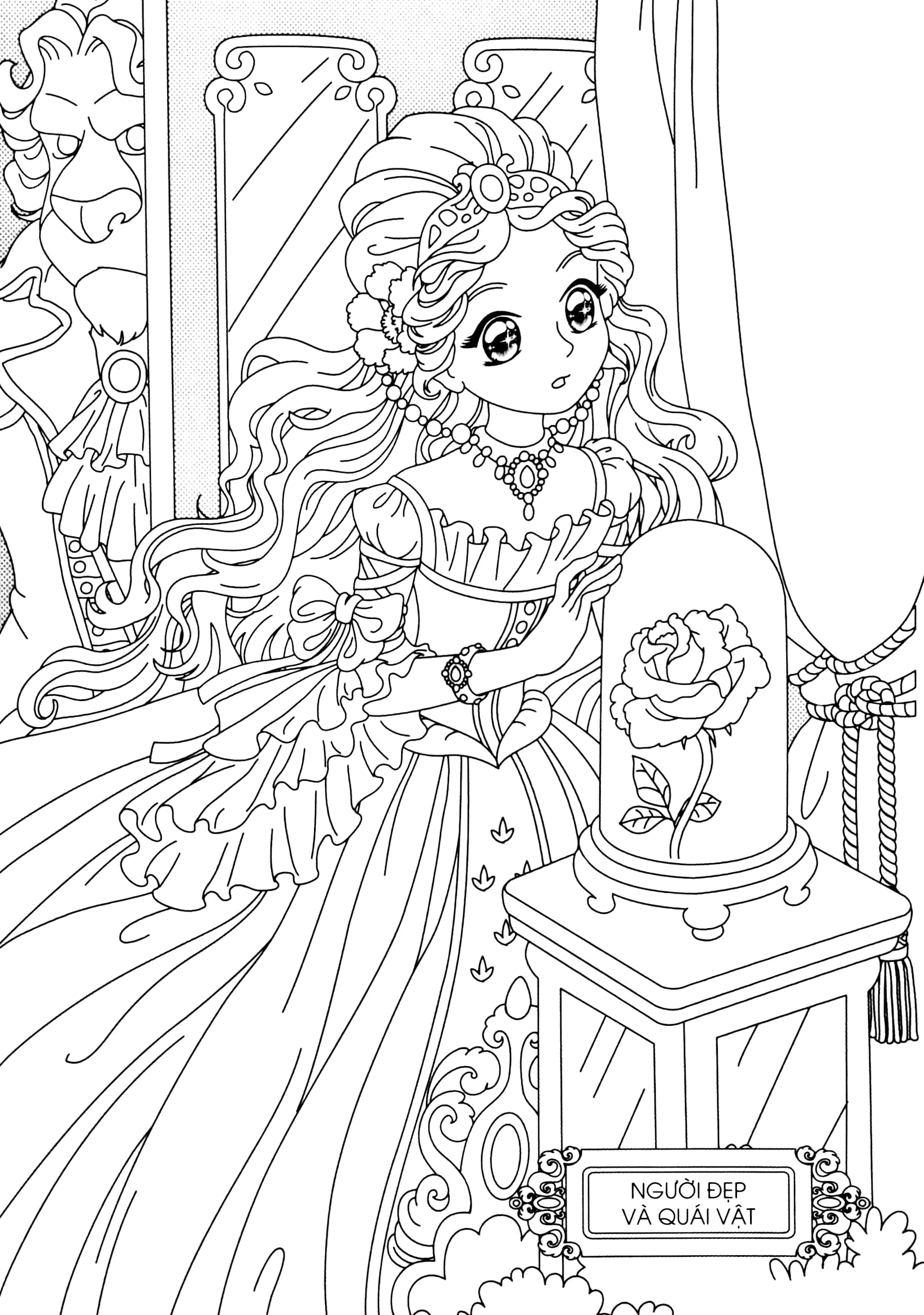 tô màu công chúa - công chúa cổ tích - Ảnh 5