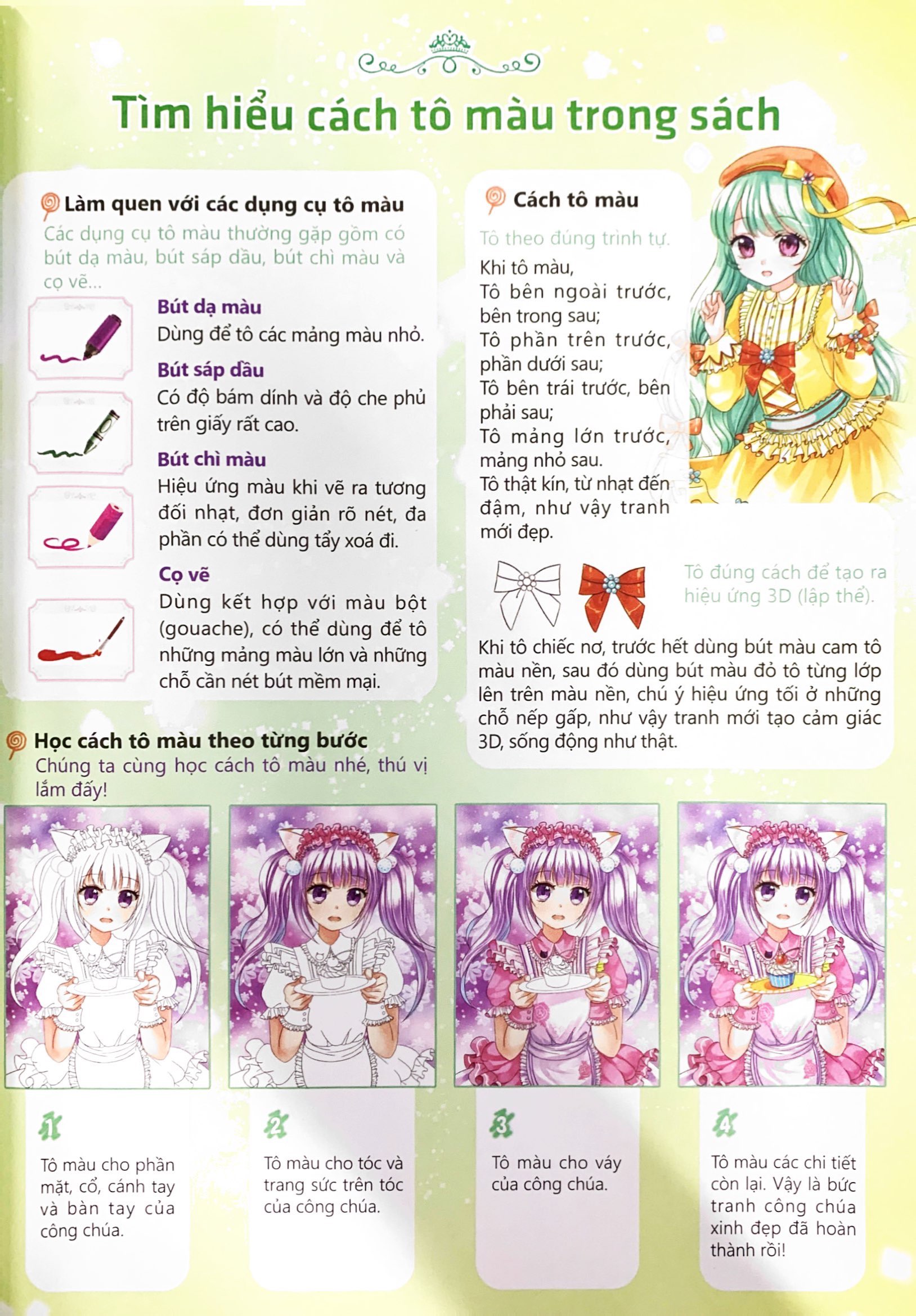 tô màu công chúa - công chúa dịu dàng - Ảnh 3