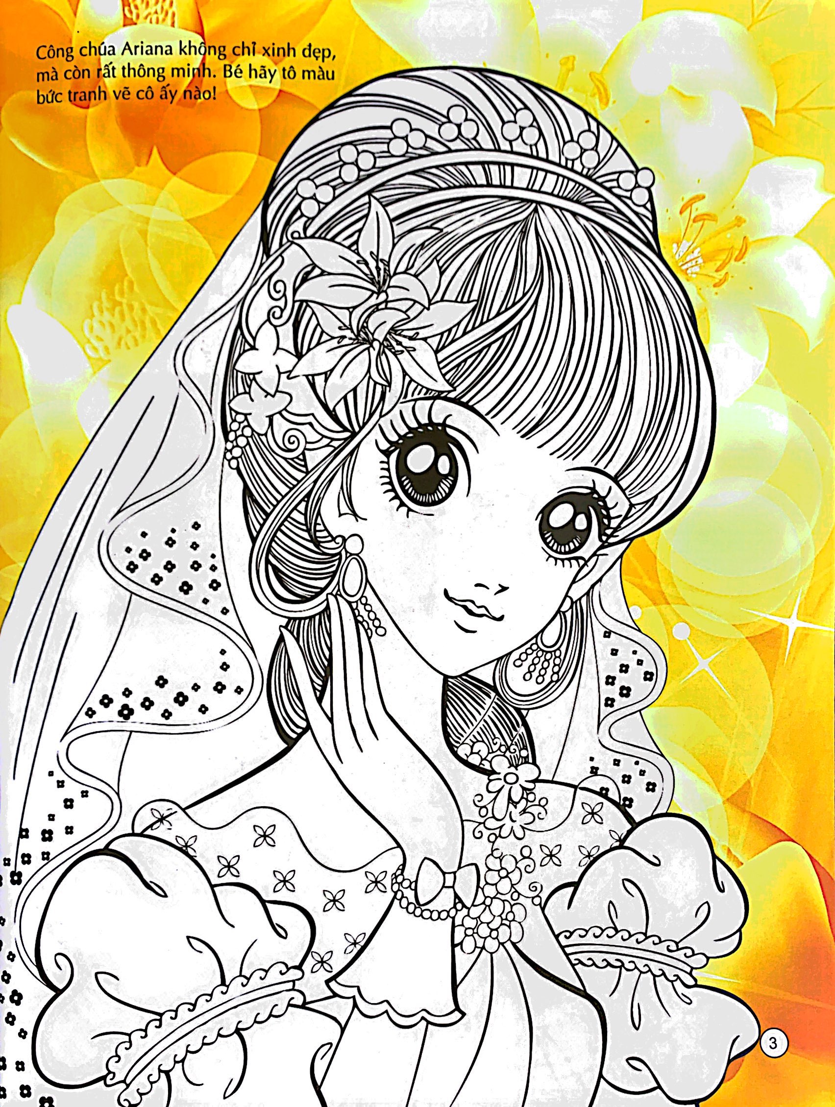 tô màu công chúa - công chúa kiều diễm - Ảnh 5