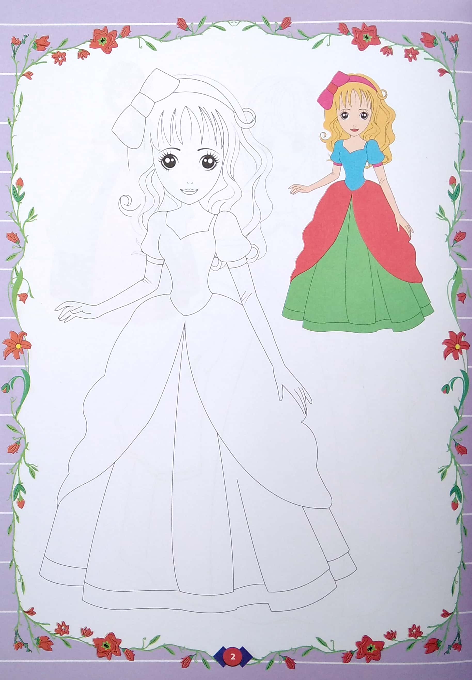 tô màu công chúa - công chúa mắt nai - Ảnh 4