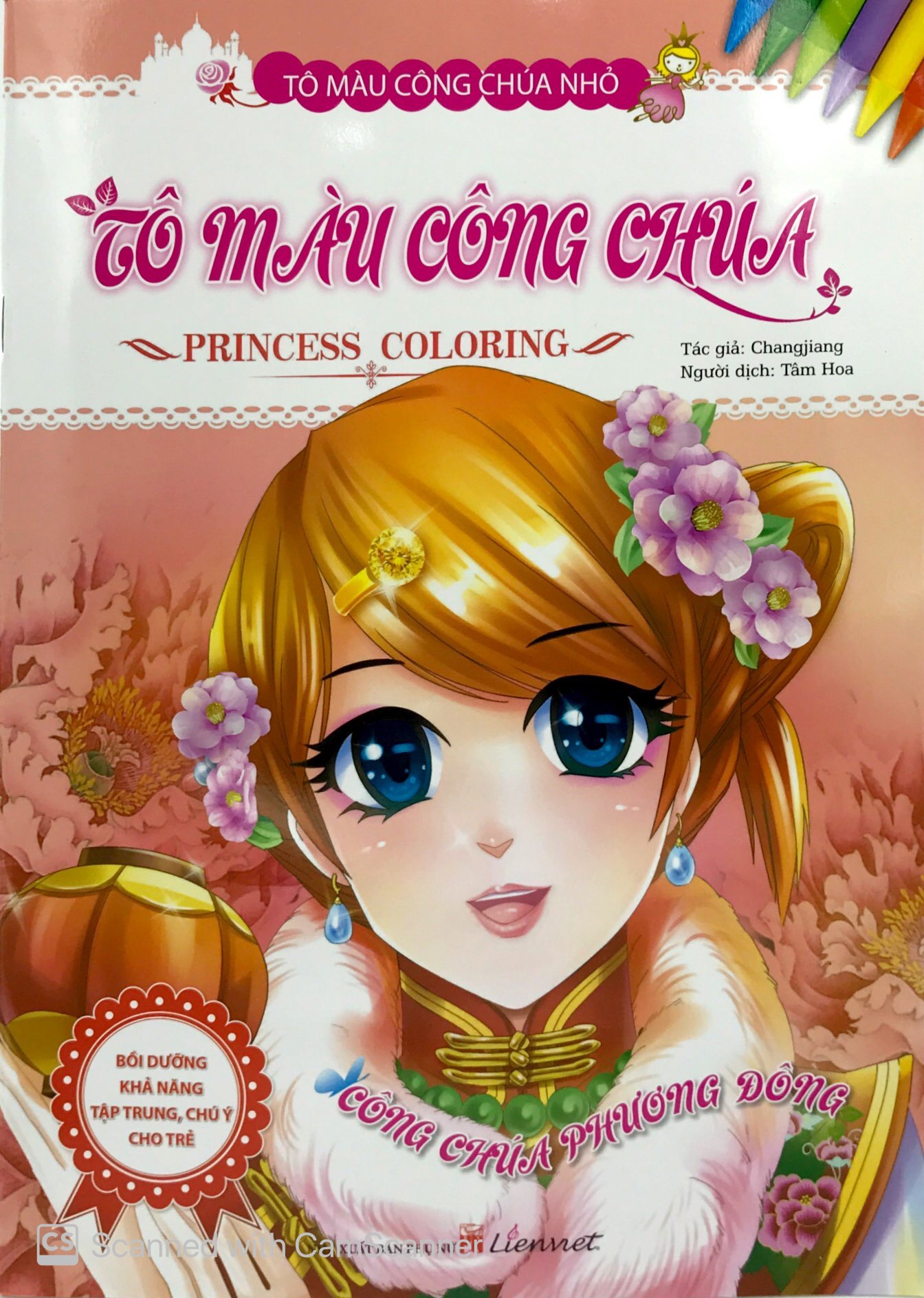 tô màu công chúa - công chúa phương đông - Ảnh 3