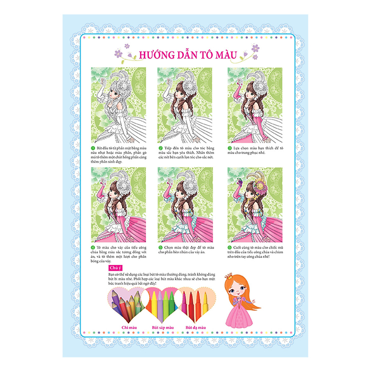 tô màu công chúa - công chúa phương tây - Ảnh 4