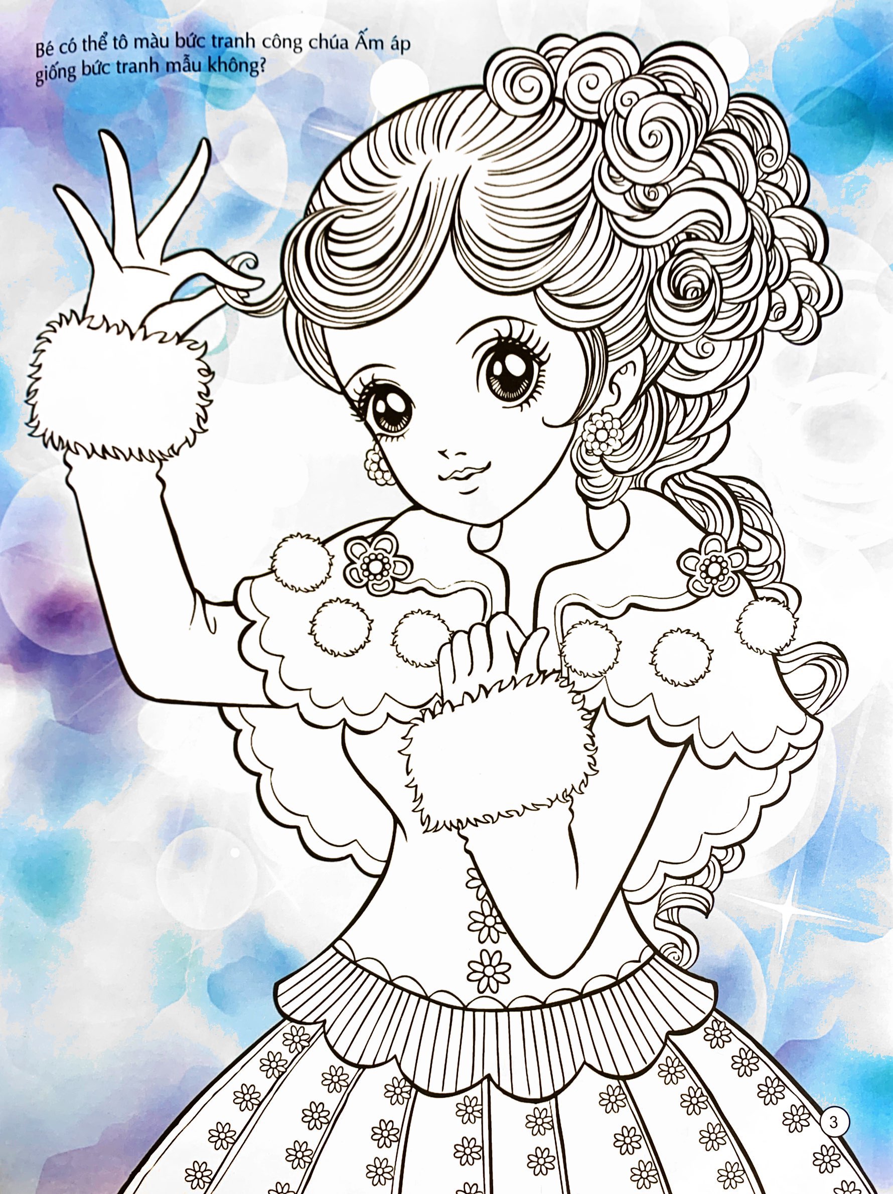 tô màu công chúa - công chúa thời trang - Ảnh 5