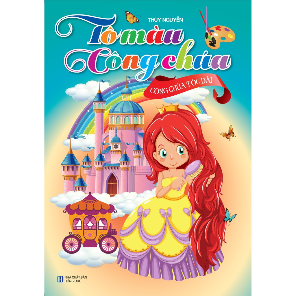 tô màu công chúa - công chúa tóc dài (tái bản 2019) - Ảnh 2