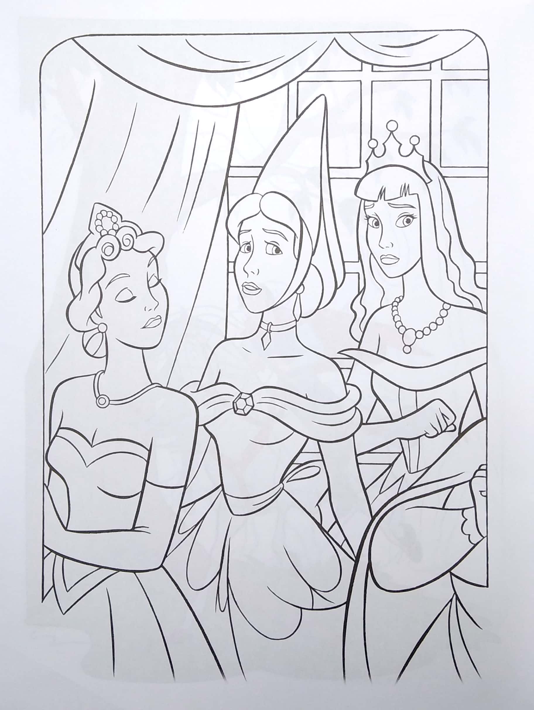 tô màu công chúa - nàng công chúa và hạt đậu (tái bản 2021) - Ảnh 5