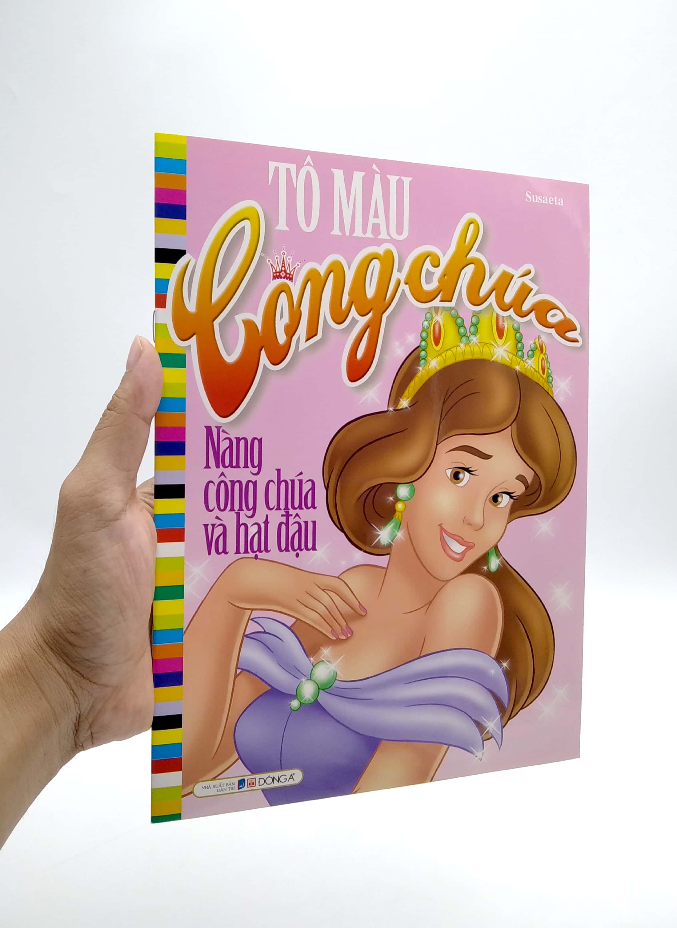 tô màu công chúa - nàng công chúa và hạt đậu (tái bản 2021) - Ảnh 7