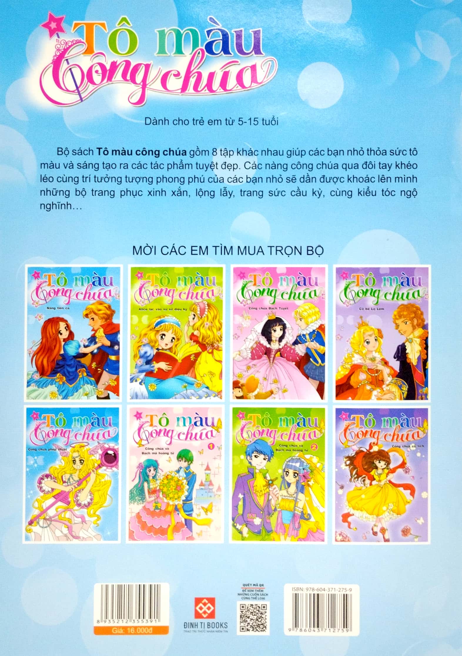 tô màu công chúa - nàng tiên cá - Ảnh 6