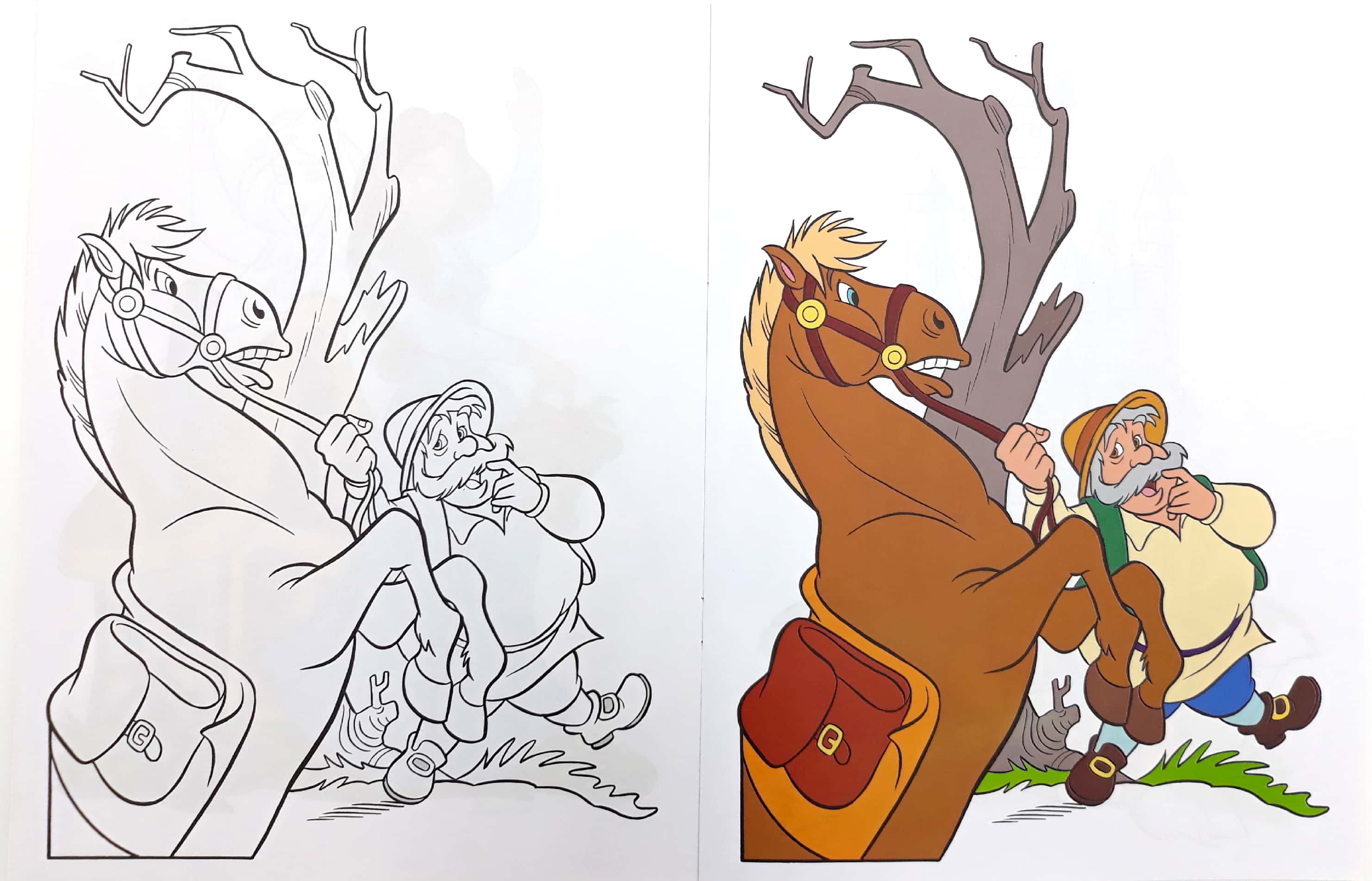 tô màu công chúa - người đẹp và con thú - Ảnh 3