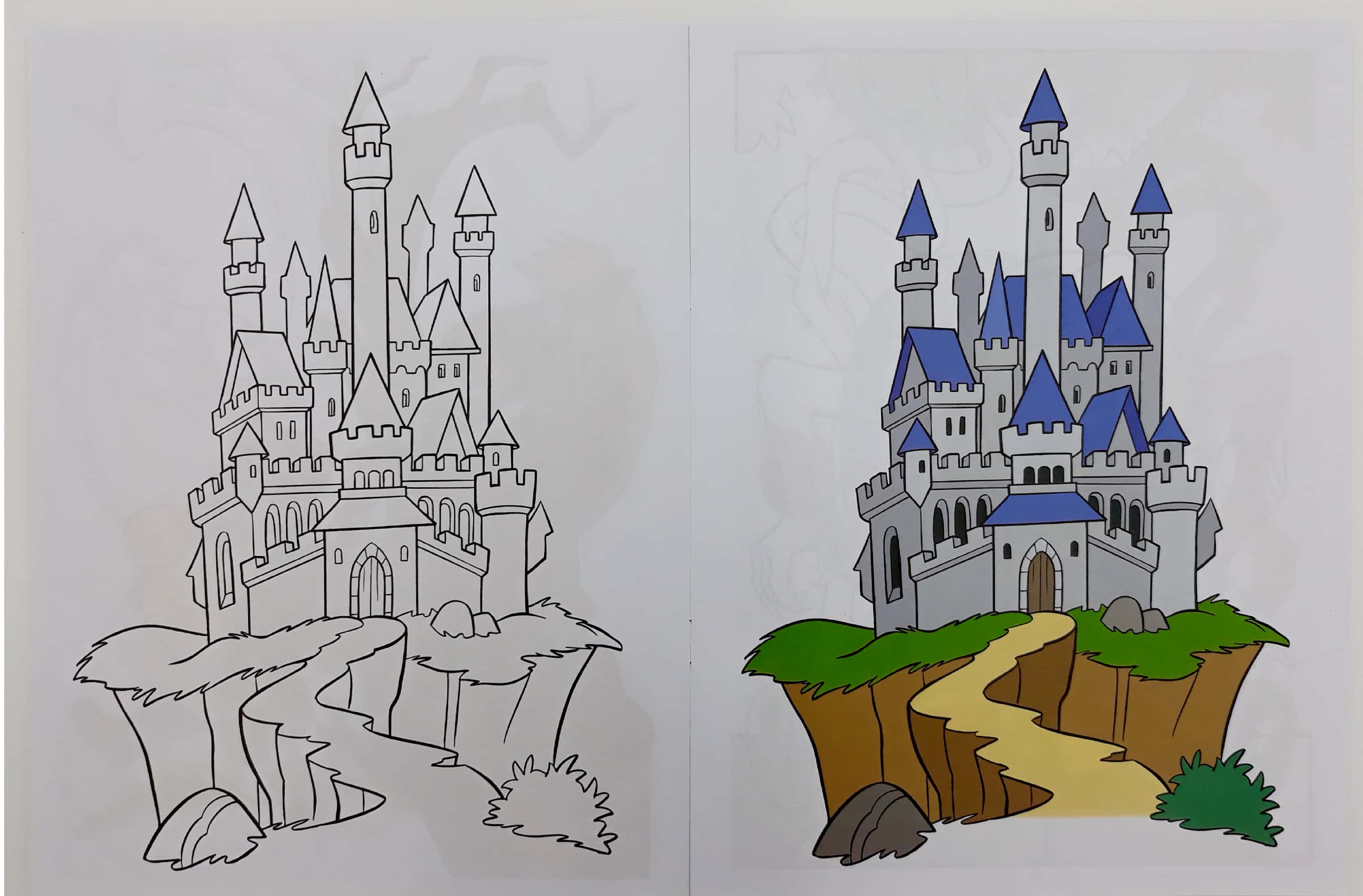 tô màu công chúa - người đẹp và con thú - Ảnh 4