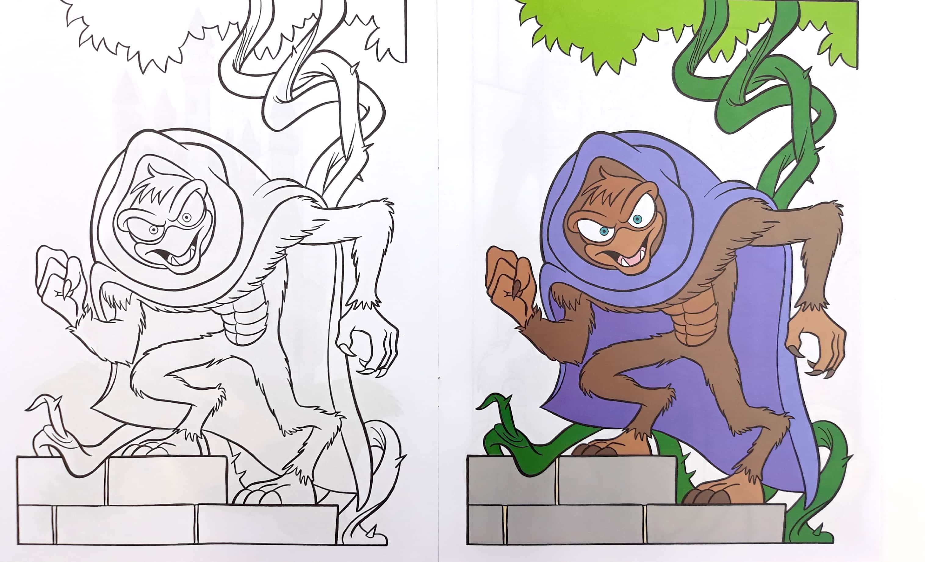 tô màu công chúa - người đẹp và con thú - Ảnh 5